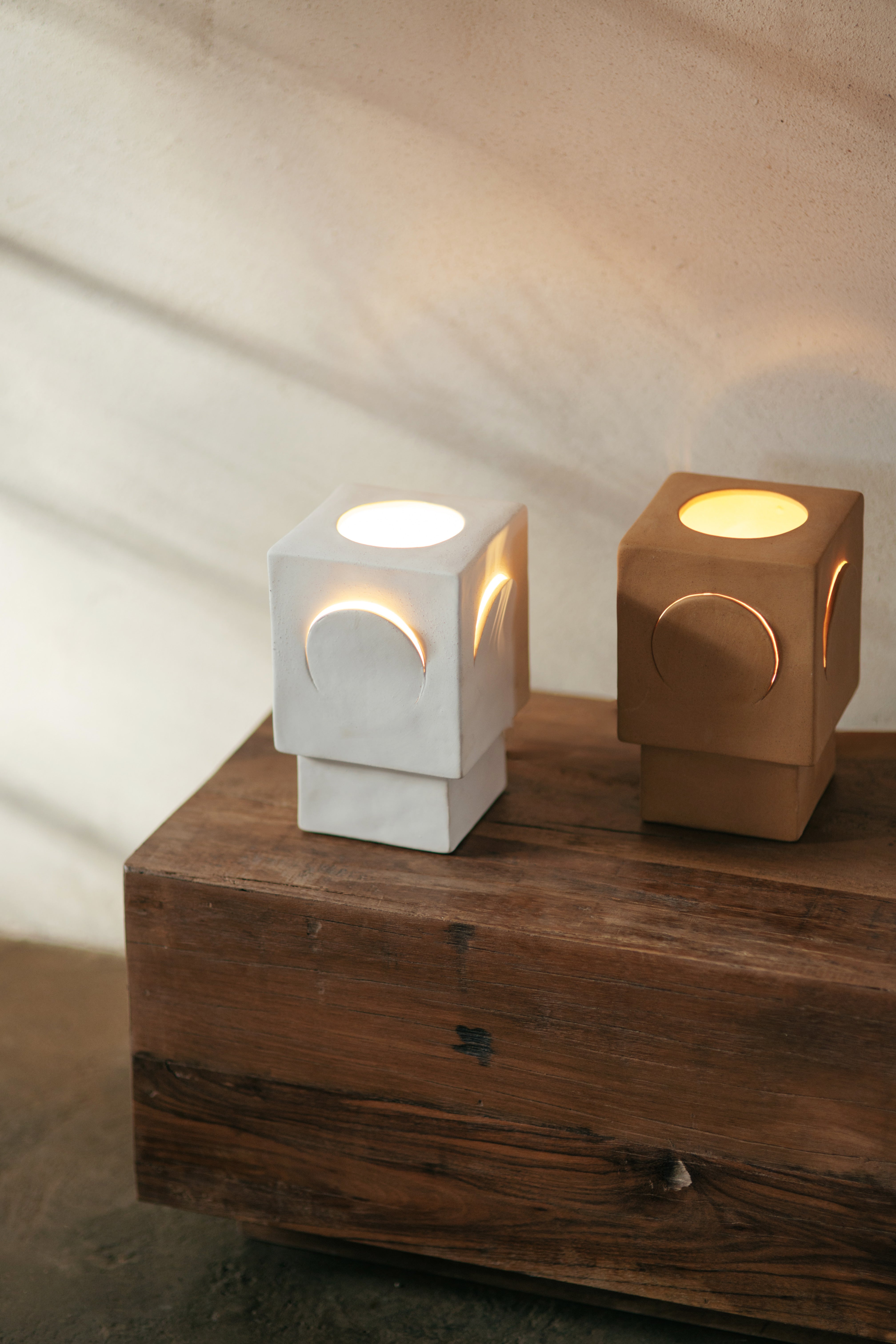 Lampe Eclipse blanche