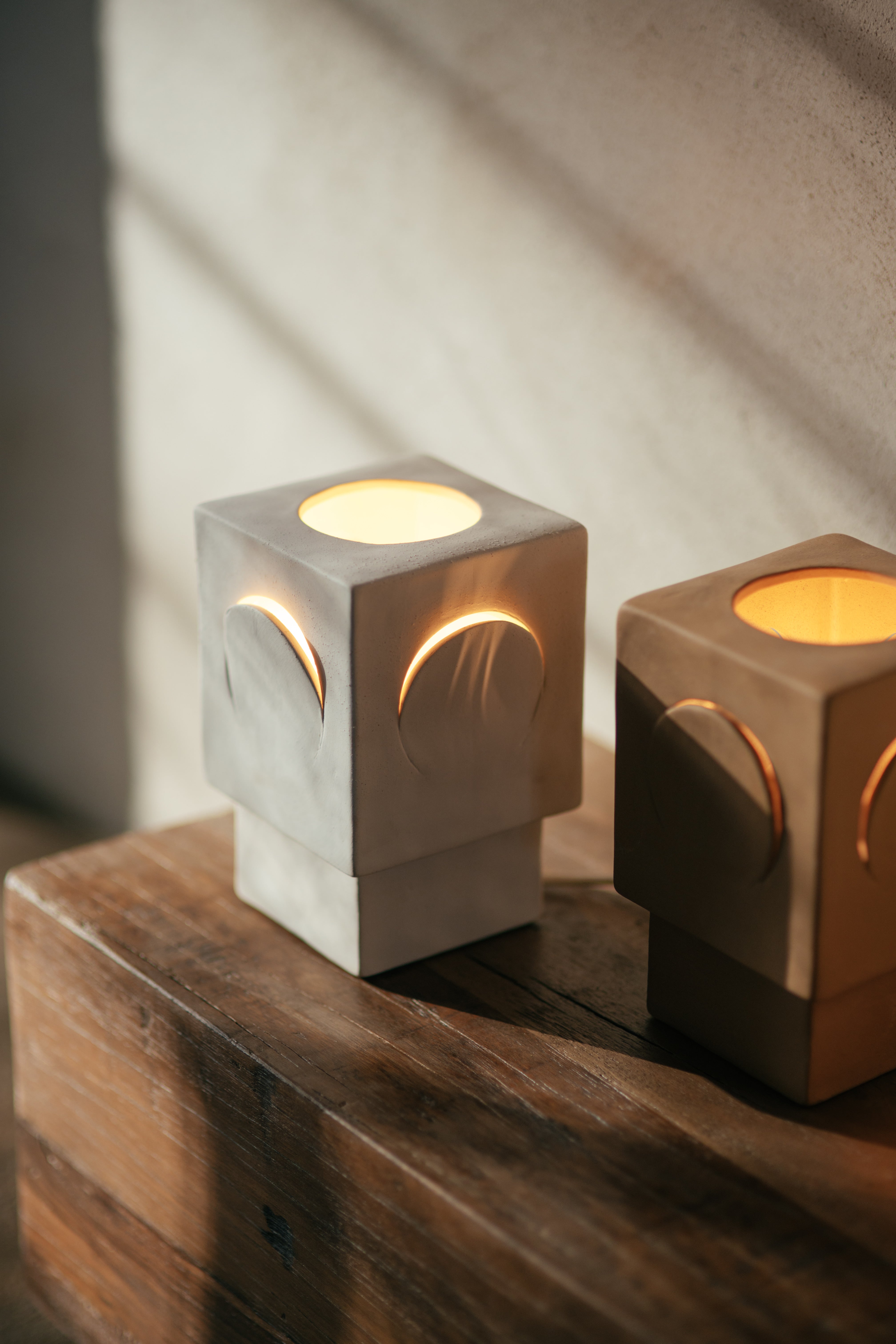 Lampe Eclipse blanche