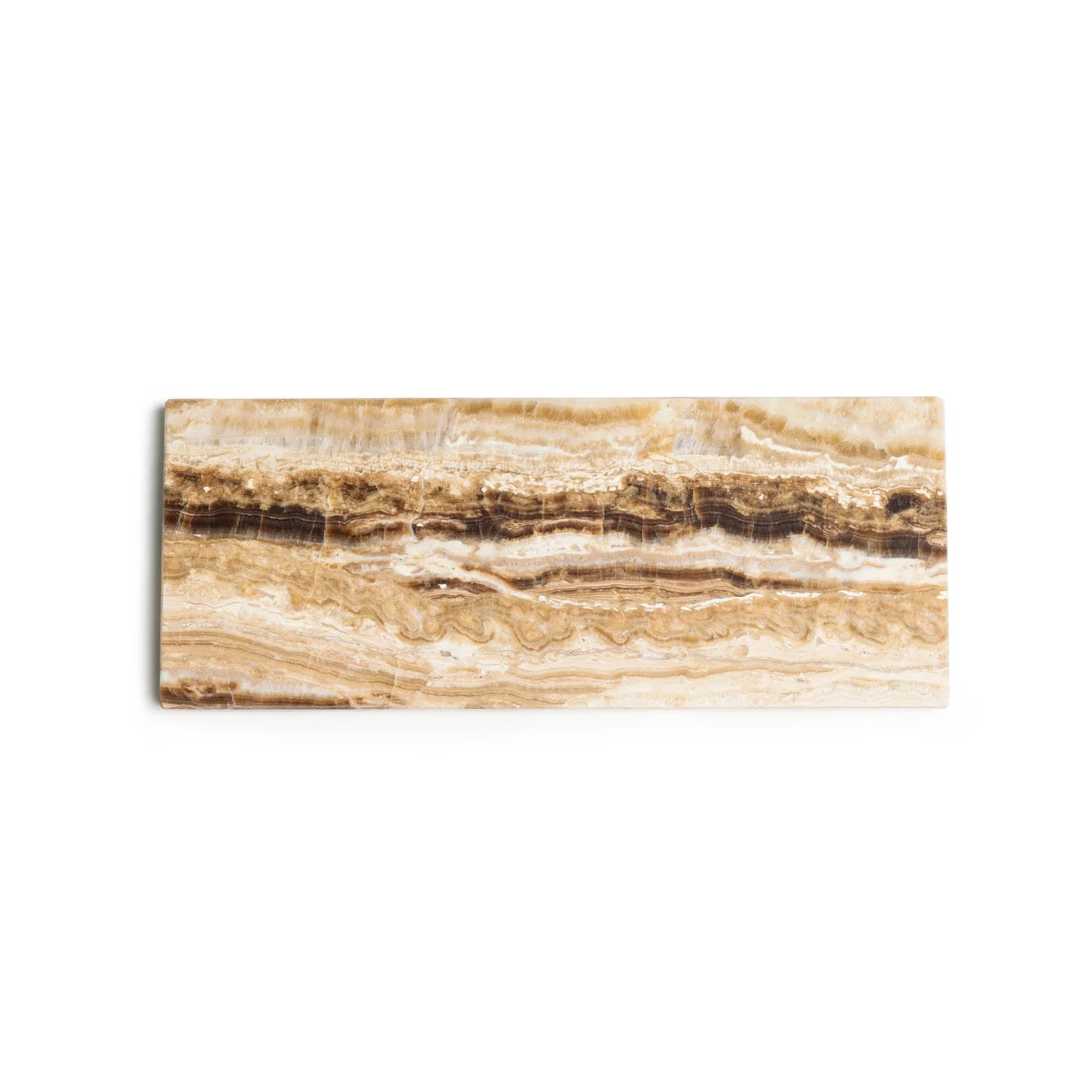 Plateau en onyx S