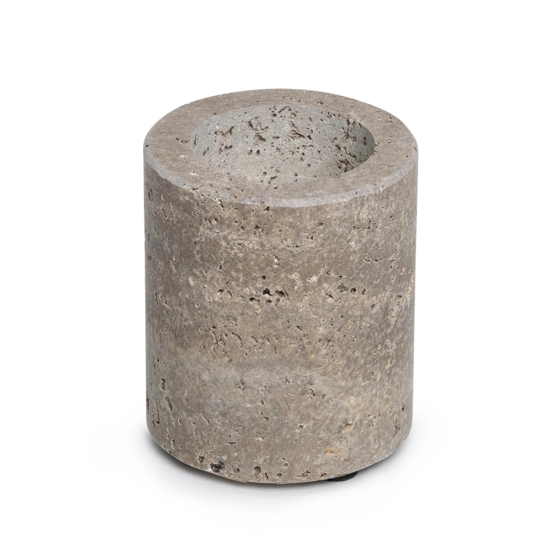 Candlestick waxinelights travertine M
