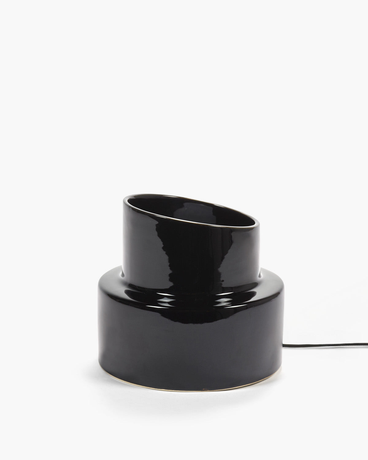 Lampe de table noire Pillar - Coseincorso