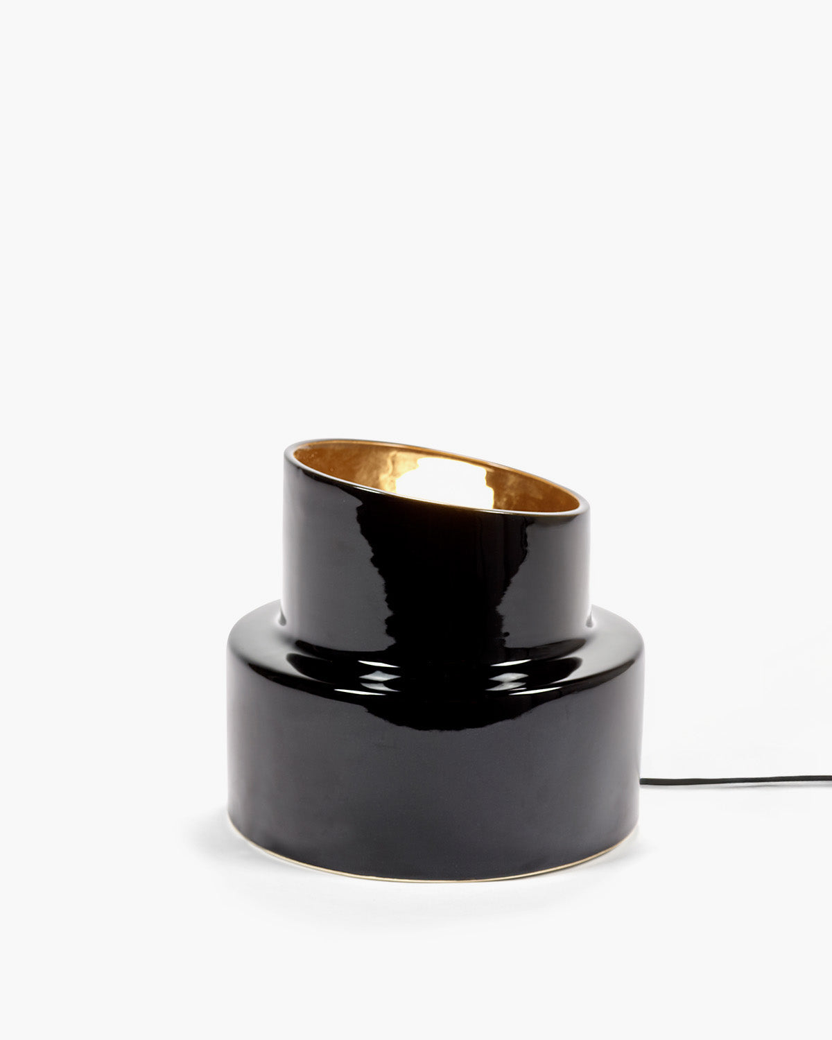 Lampe de table noire Pillar - Coseincorso