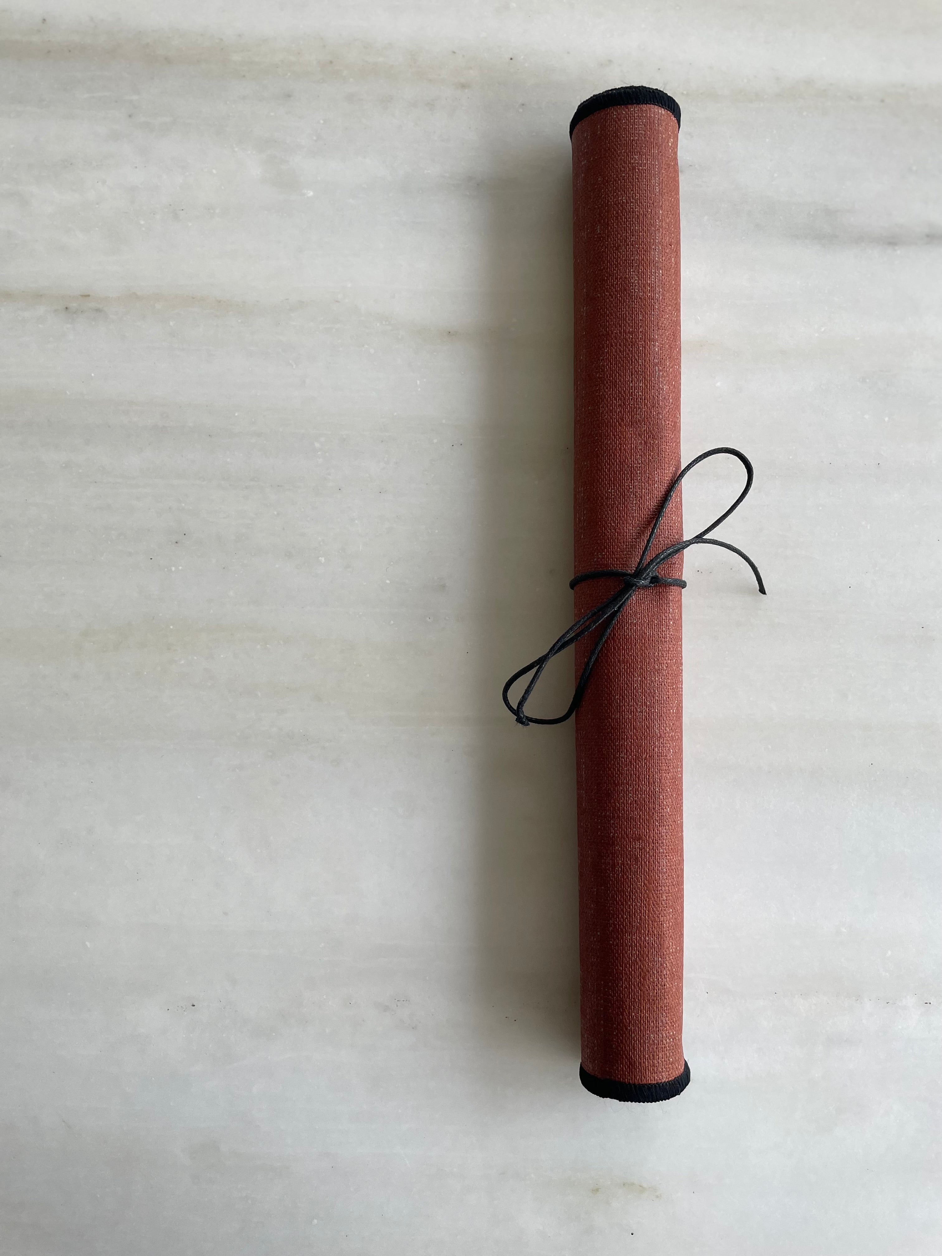 Placemats linnen met coating - roest - set van 4
