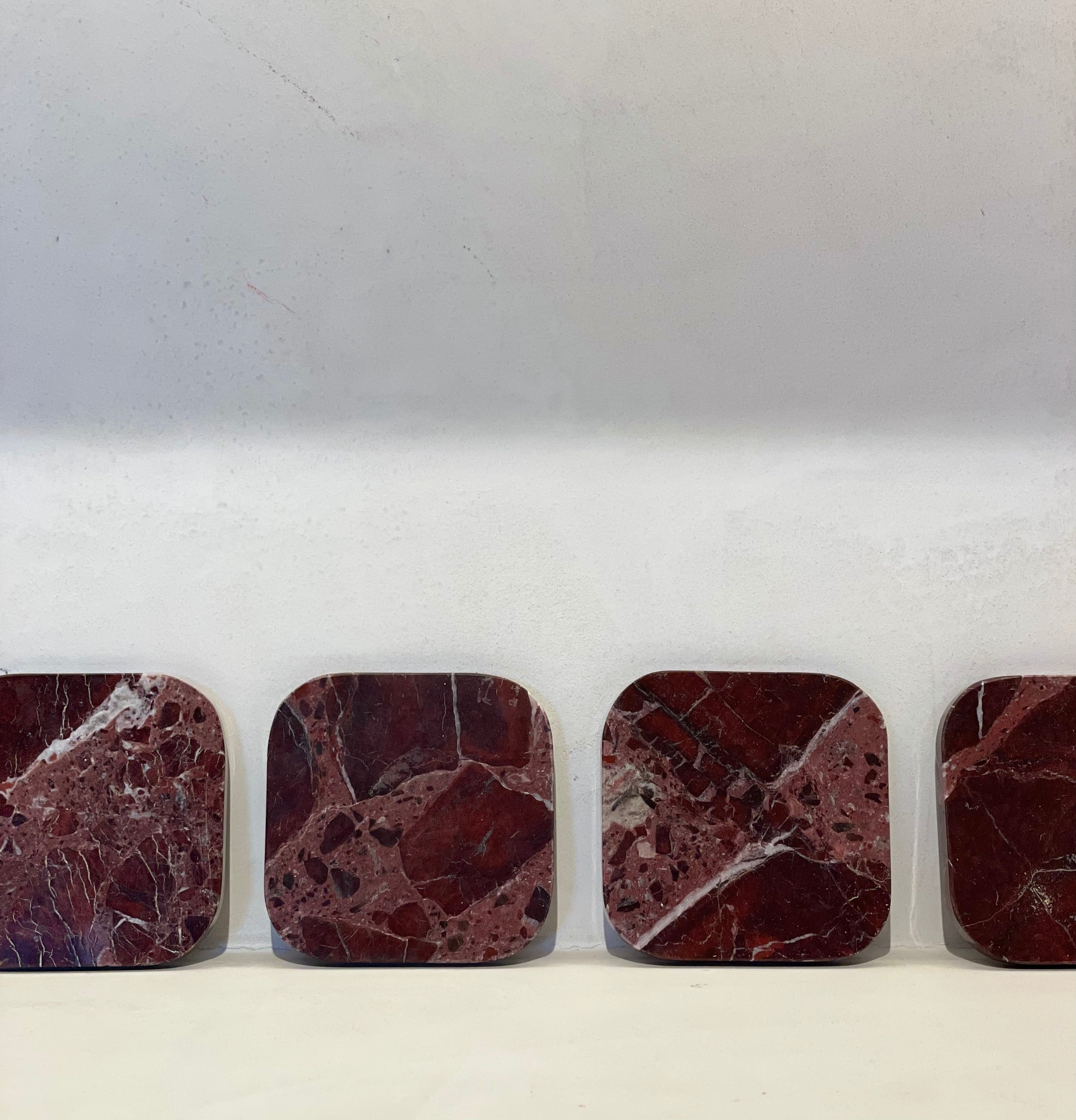 Onderzetters Rosso Levanto - set van 4