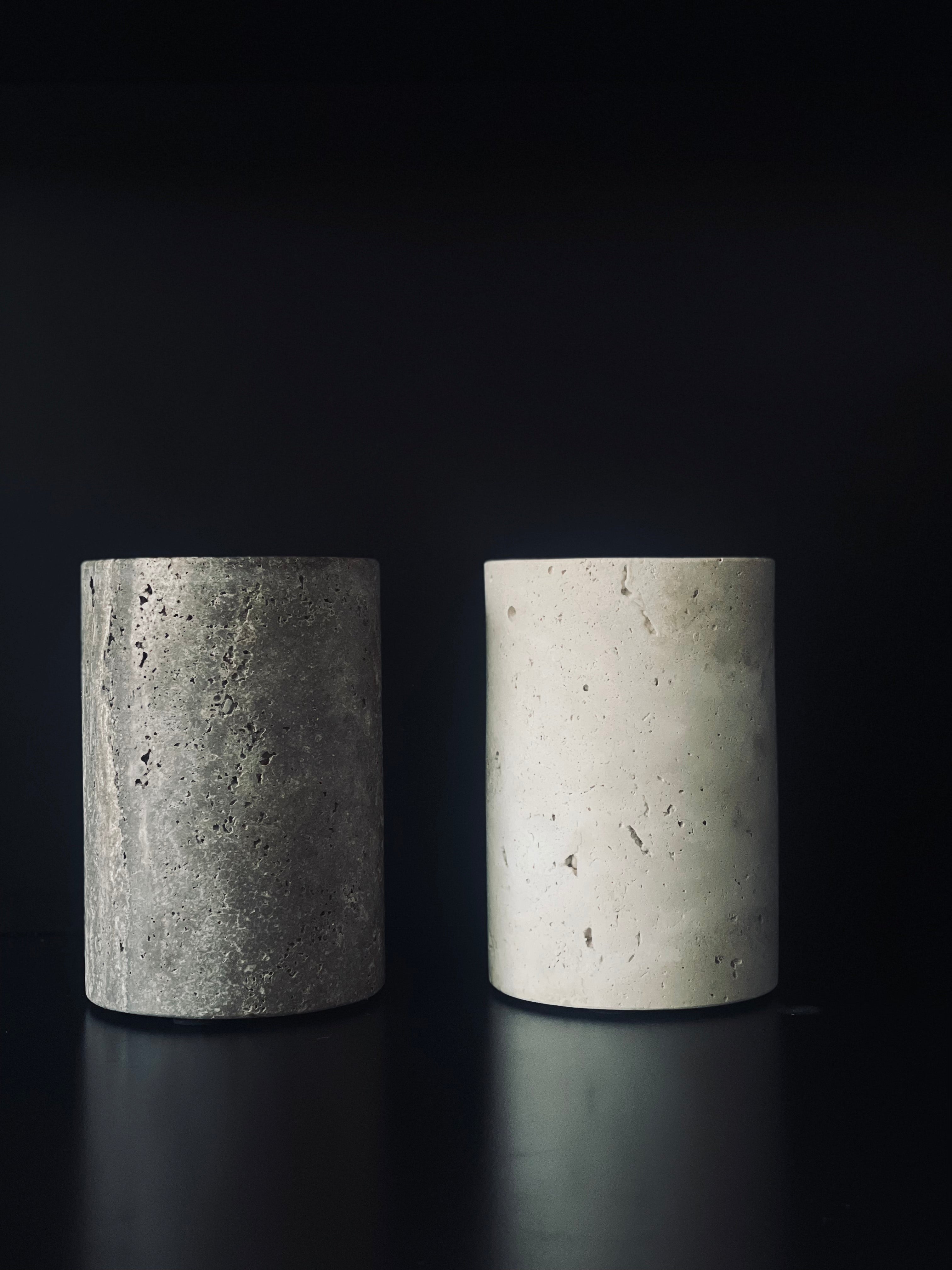 Travertine grey wine cooler