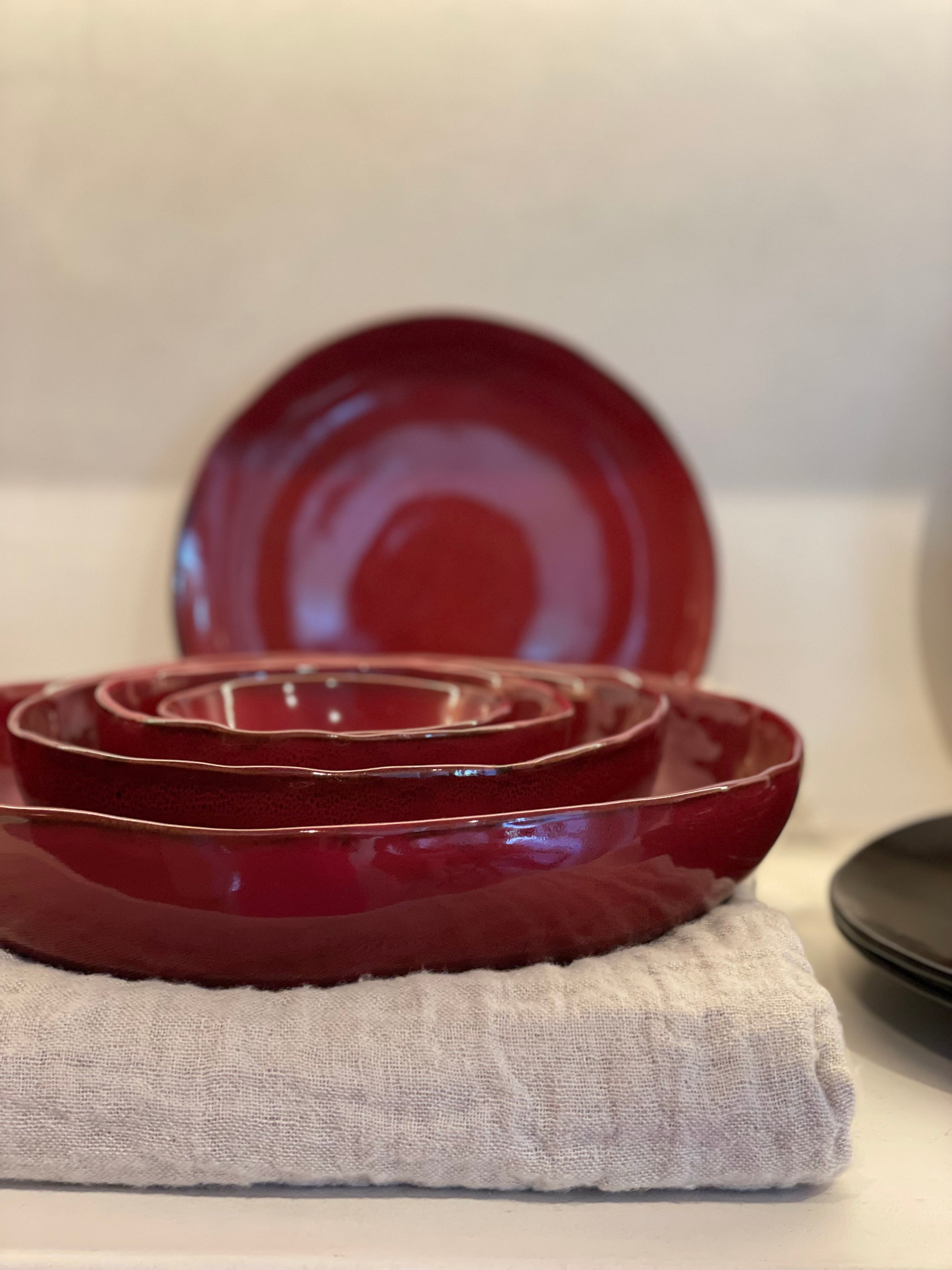 Bol L - La Mère by Marie Michielssen - Venetian red