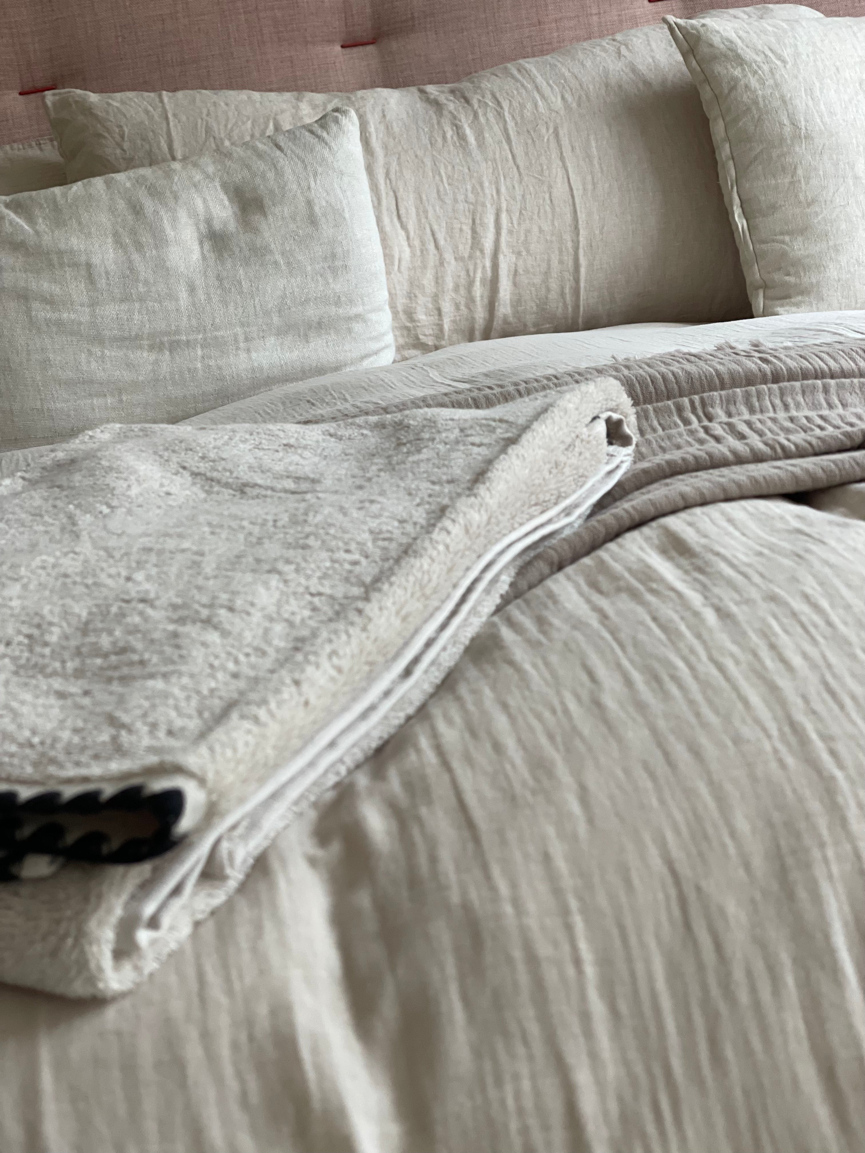 Plaid naturelle coton