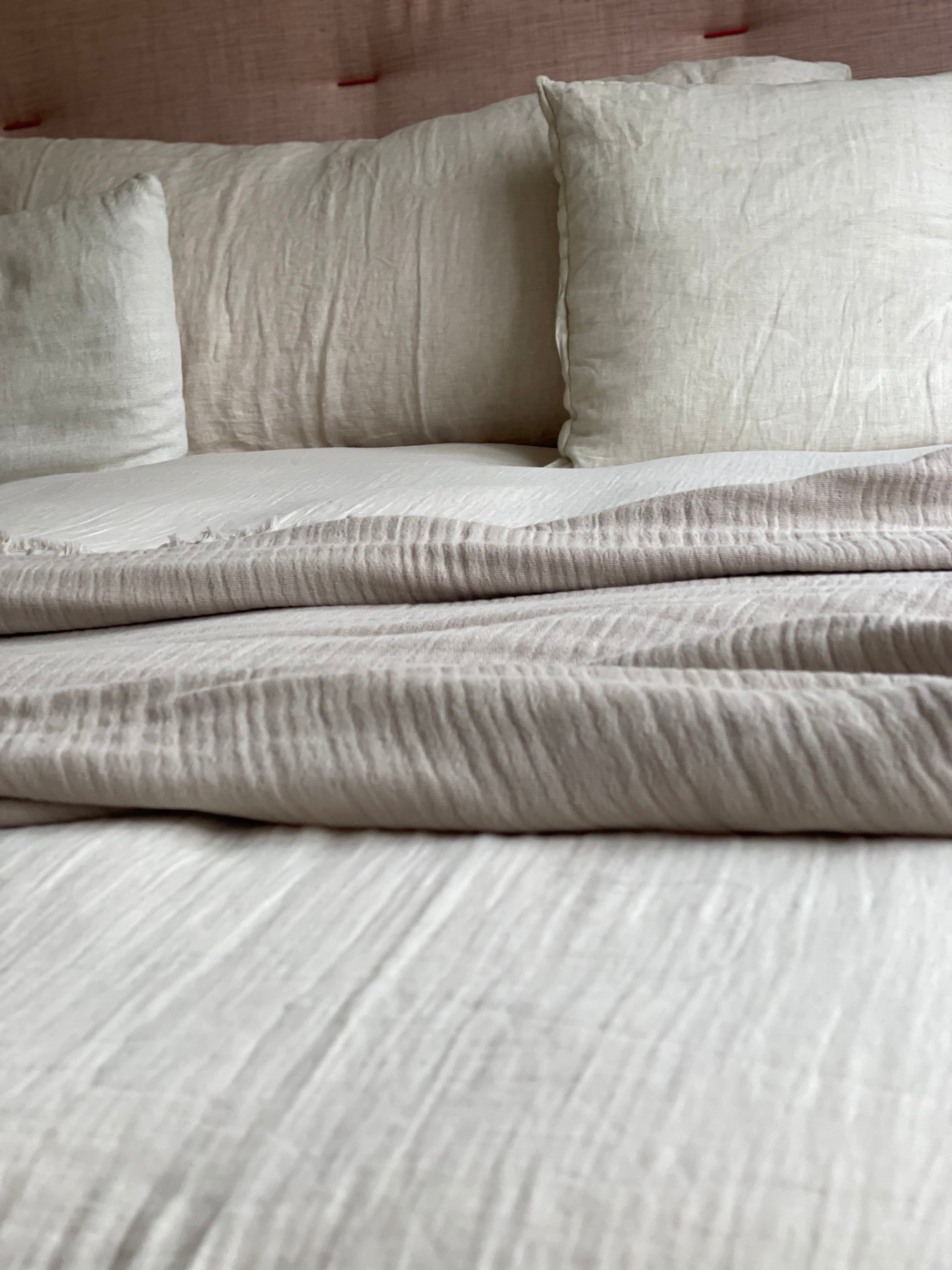Plaid naturelle coton