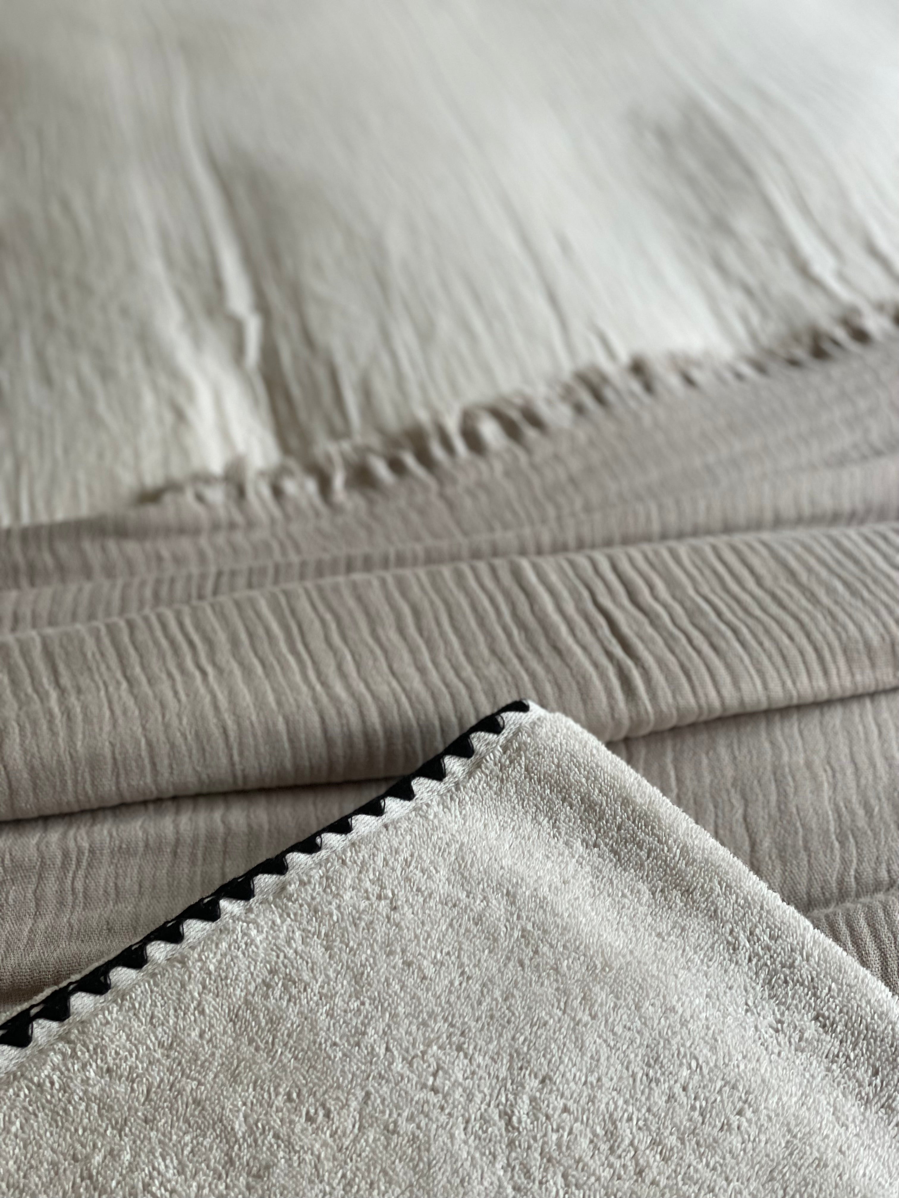 Plaid naturelle coton