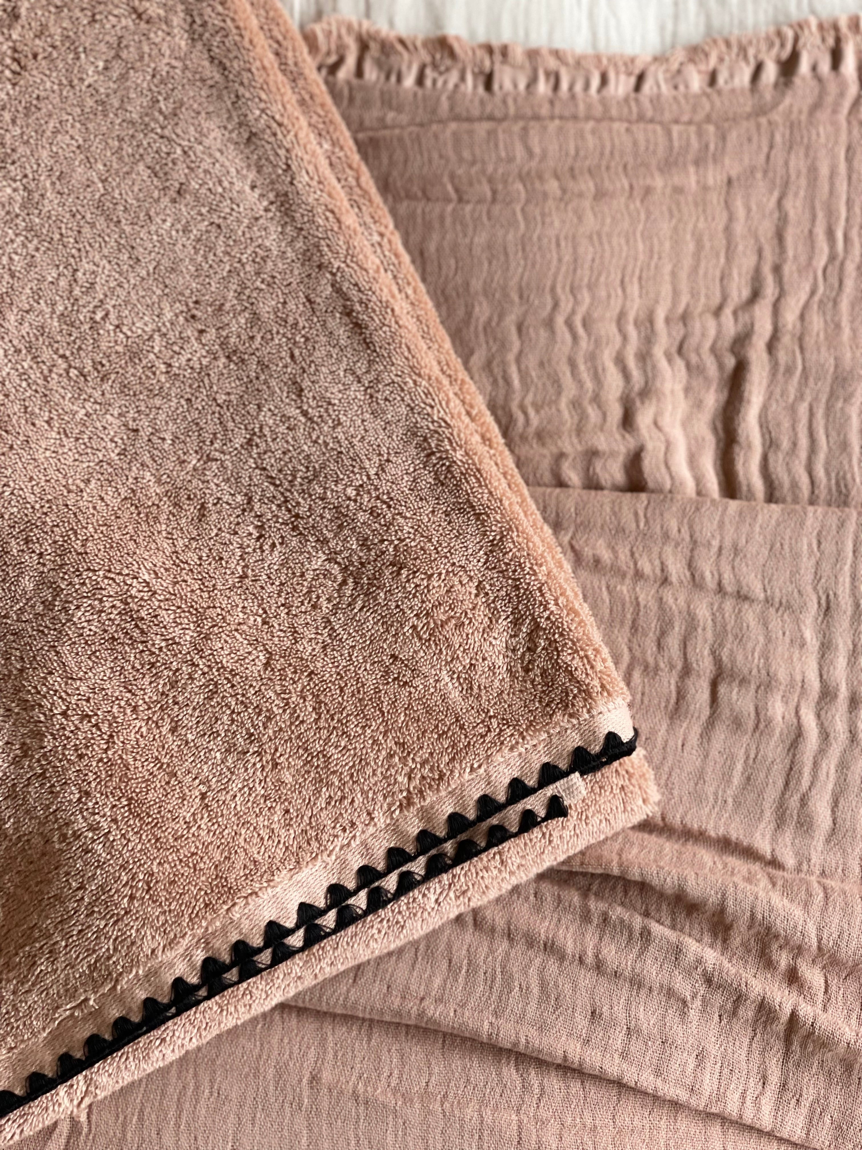 Handdoek XL oudroze