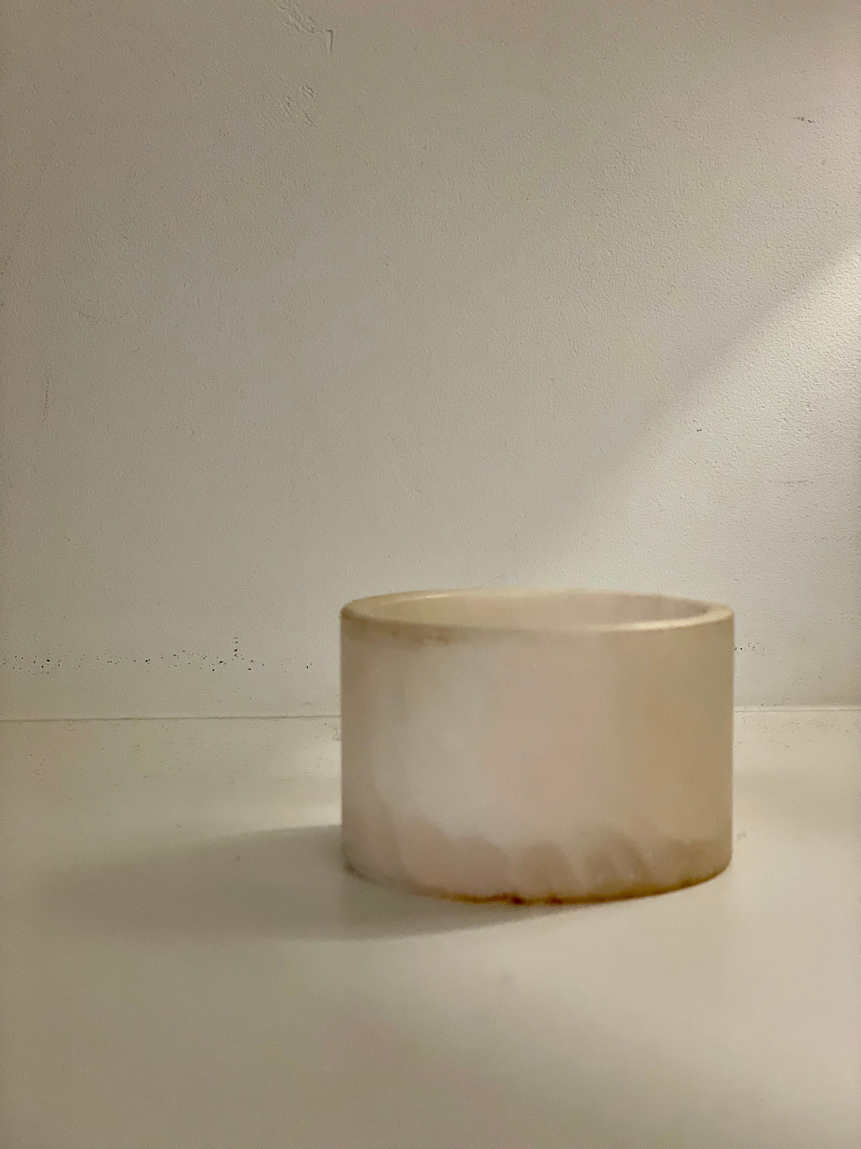 Kaarshouder albaster beige S laag