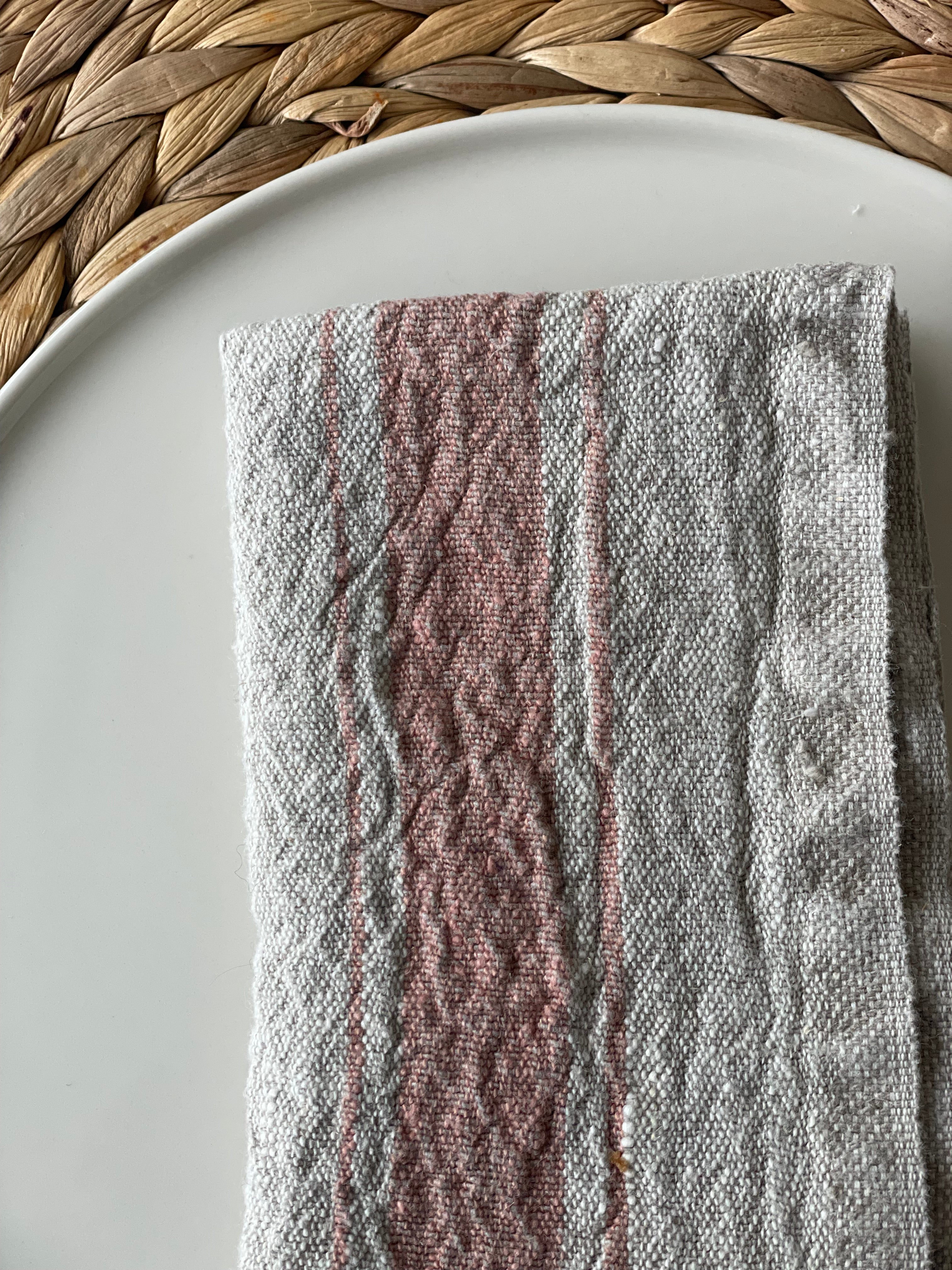 Serviette de table en lin - lot de 4