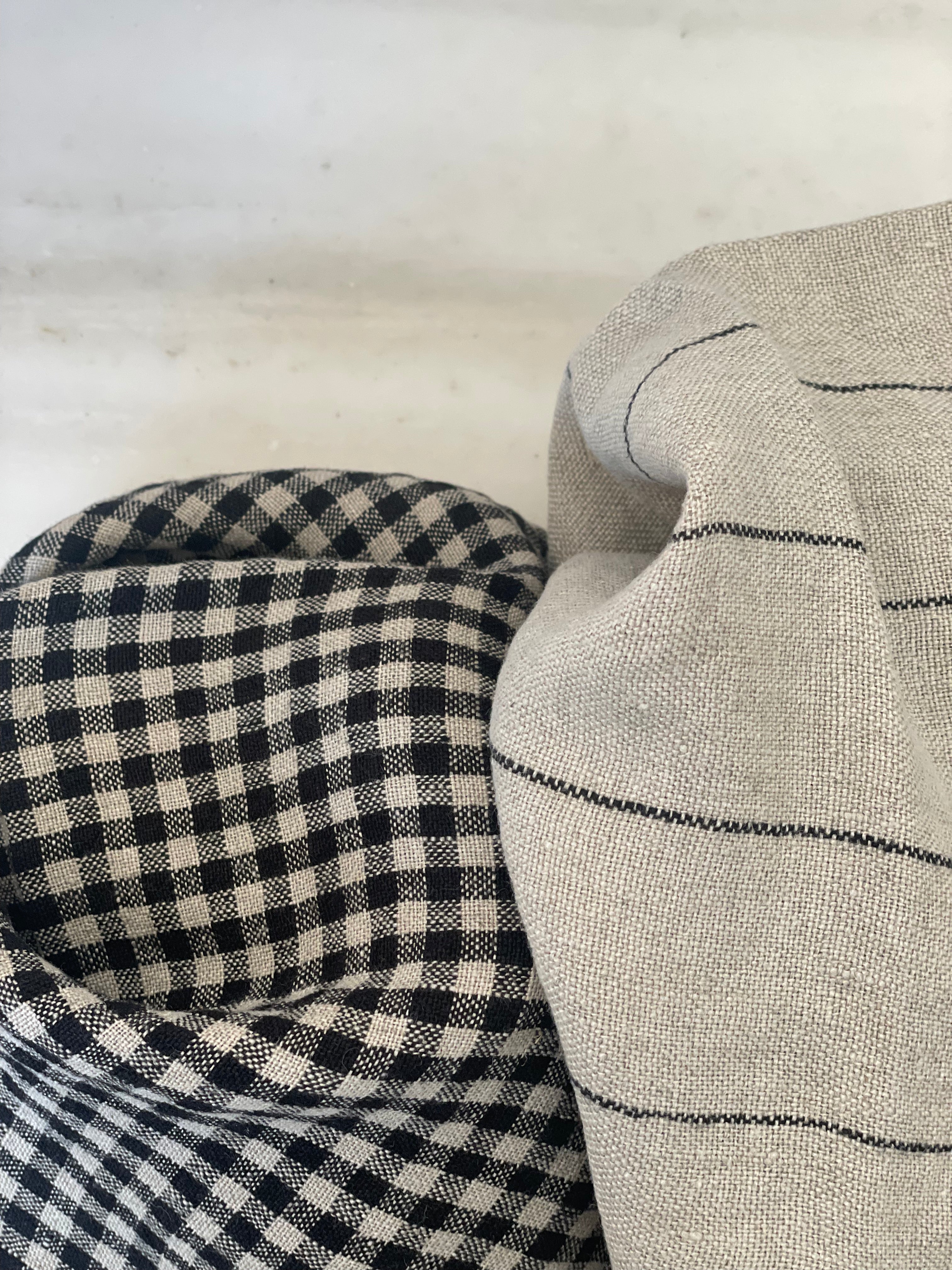 Kitchen towel beige-stripes