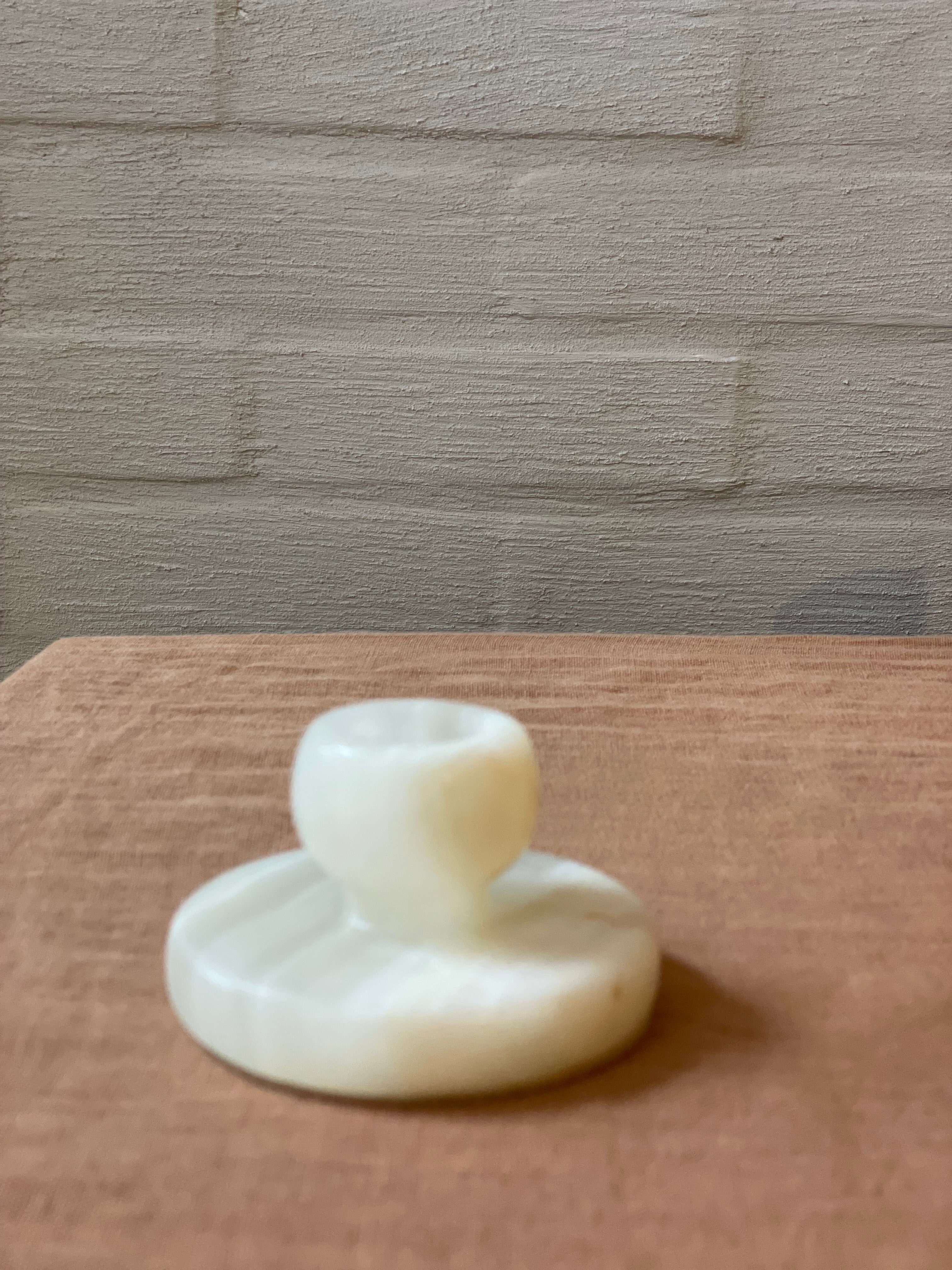 Candlestick onyx white M