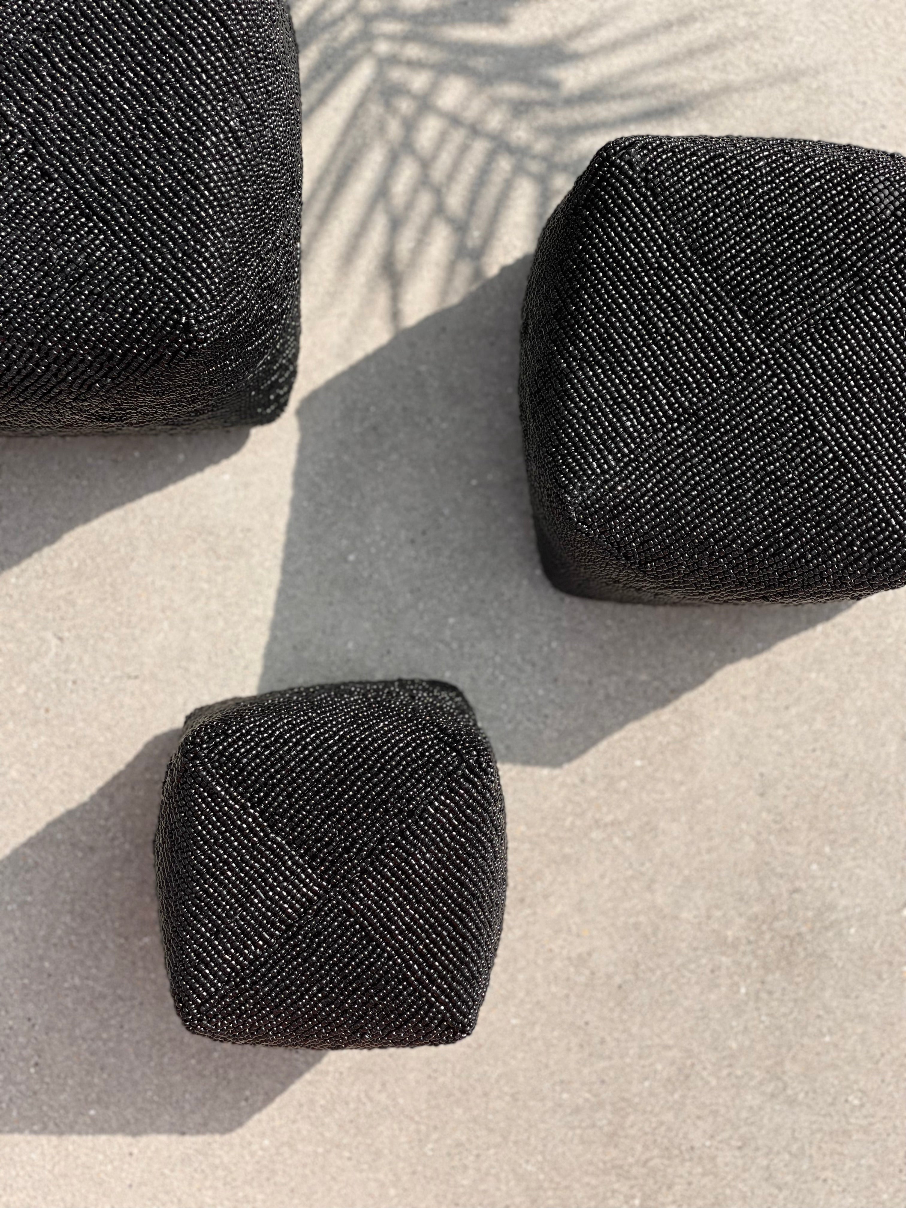 Offering baskets black - set of 3