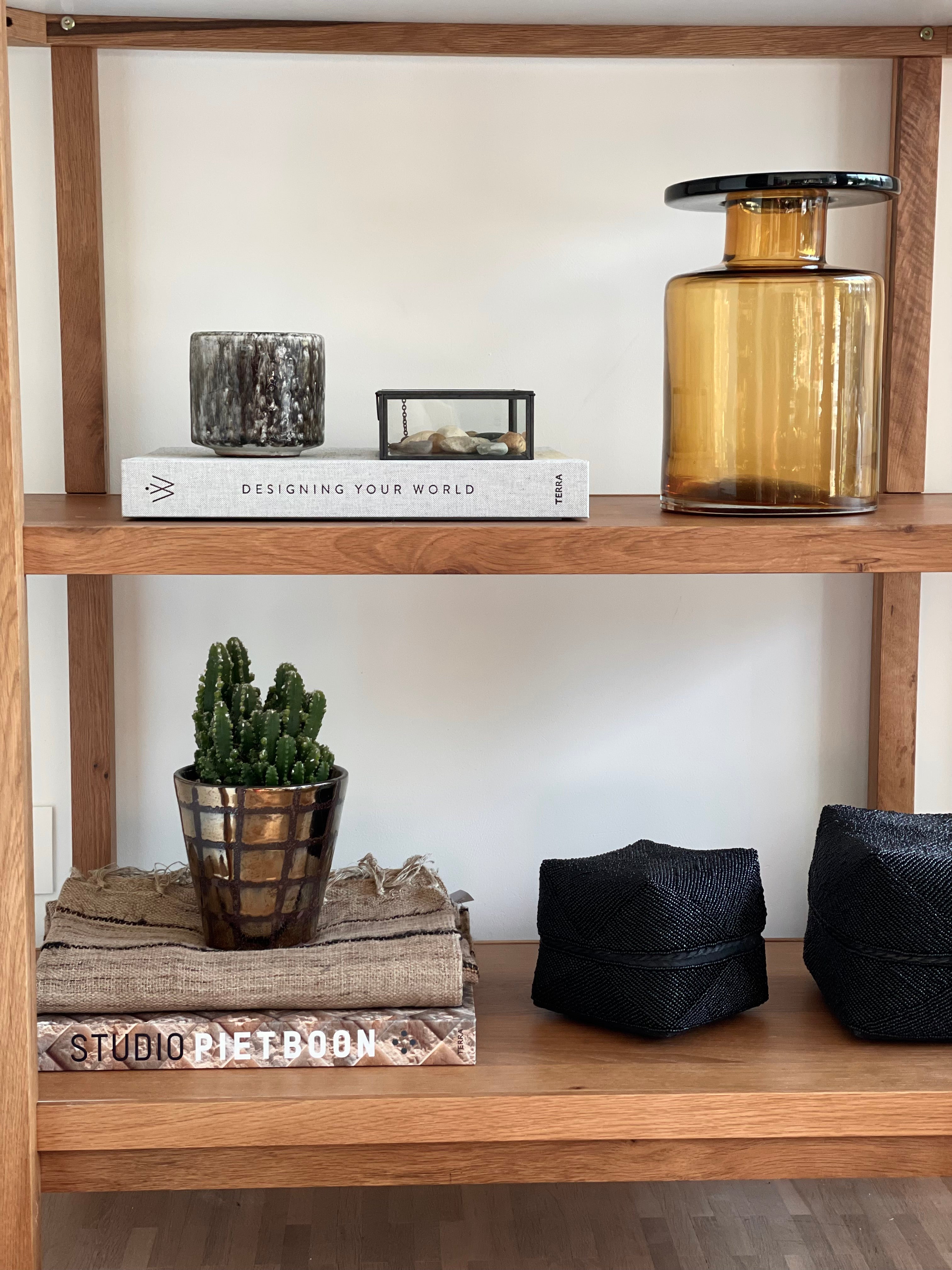 Offering baskets black - set of 3