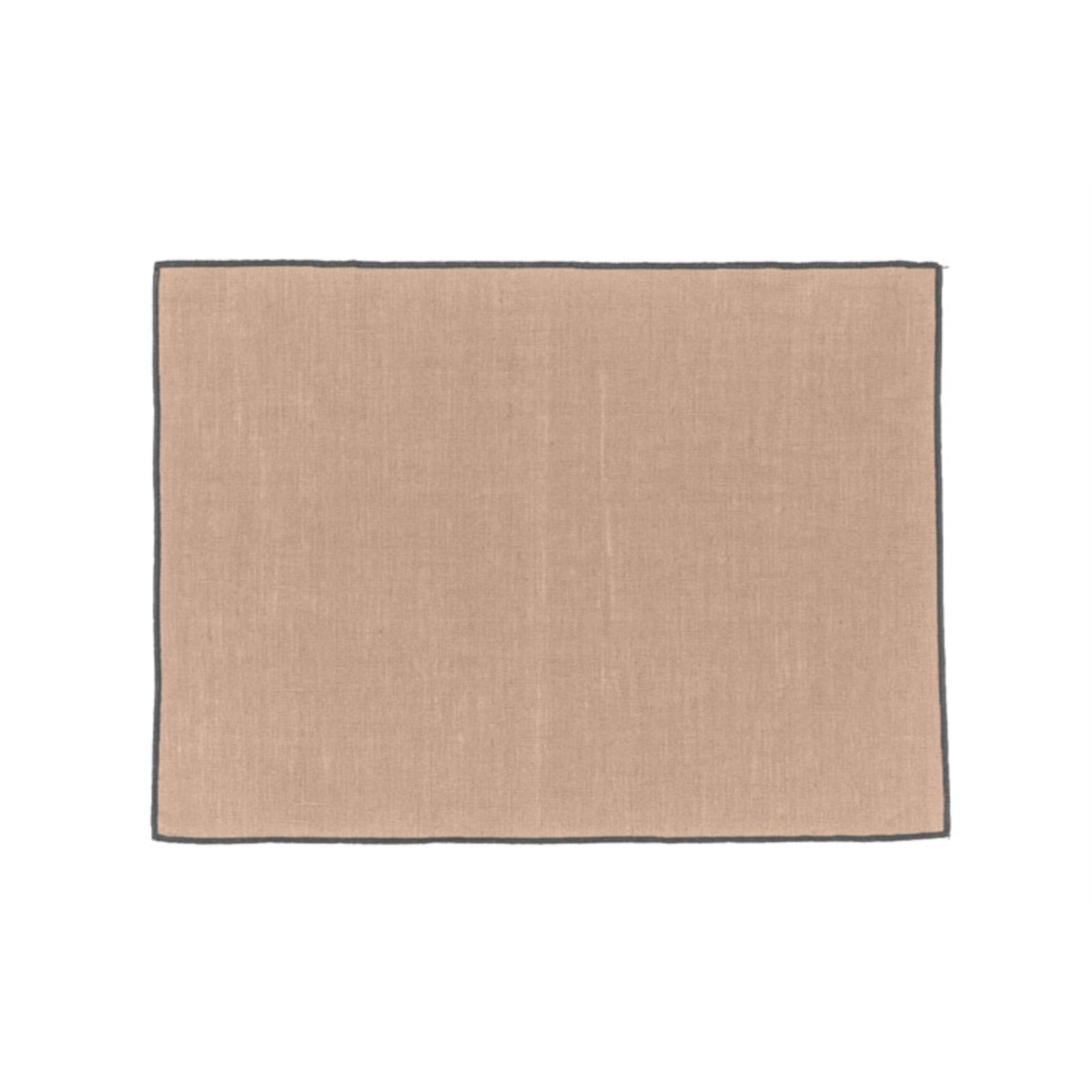 Placemats linnen met coating - Oudroze - set van 4