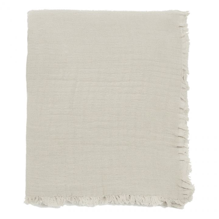 Plaid naturelle coton