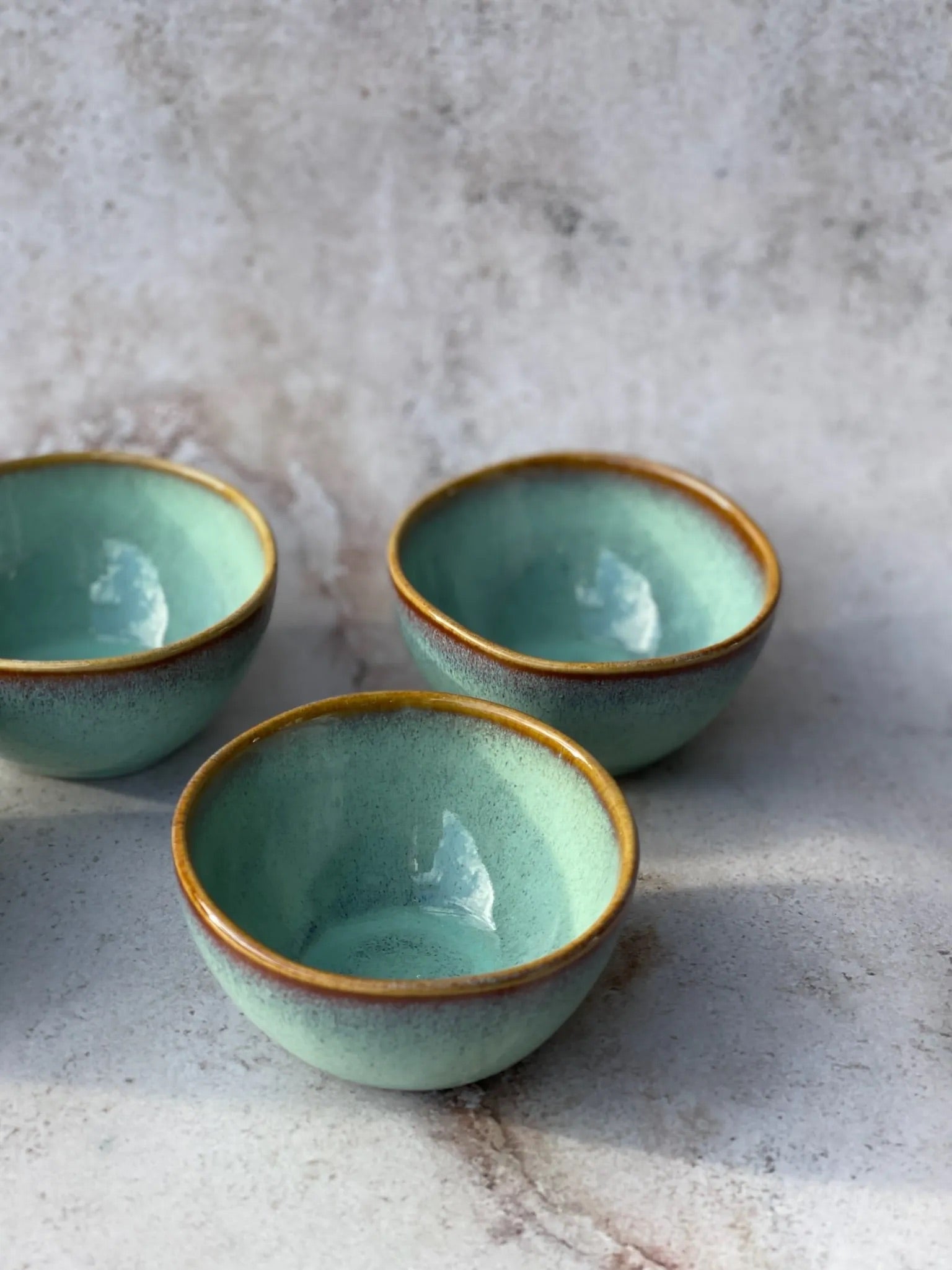 Turquoise mini kommetje