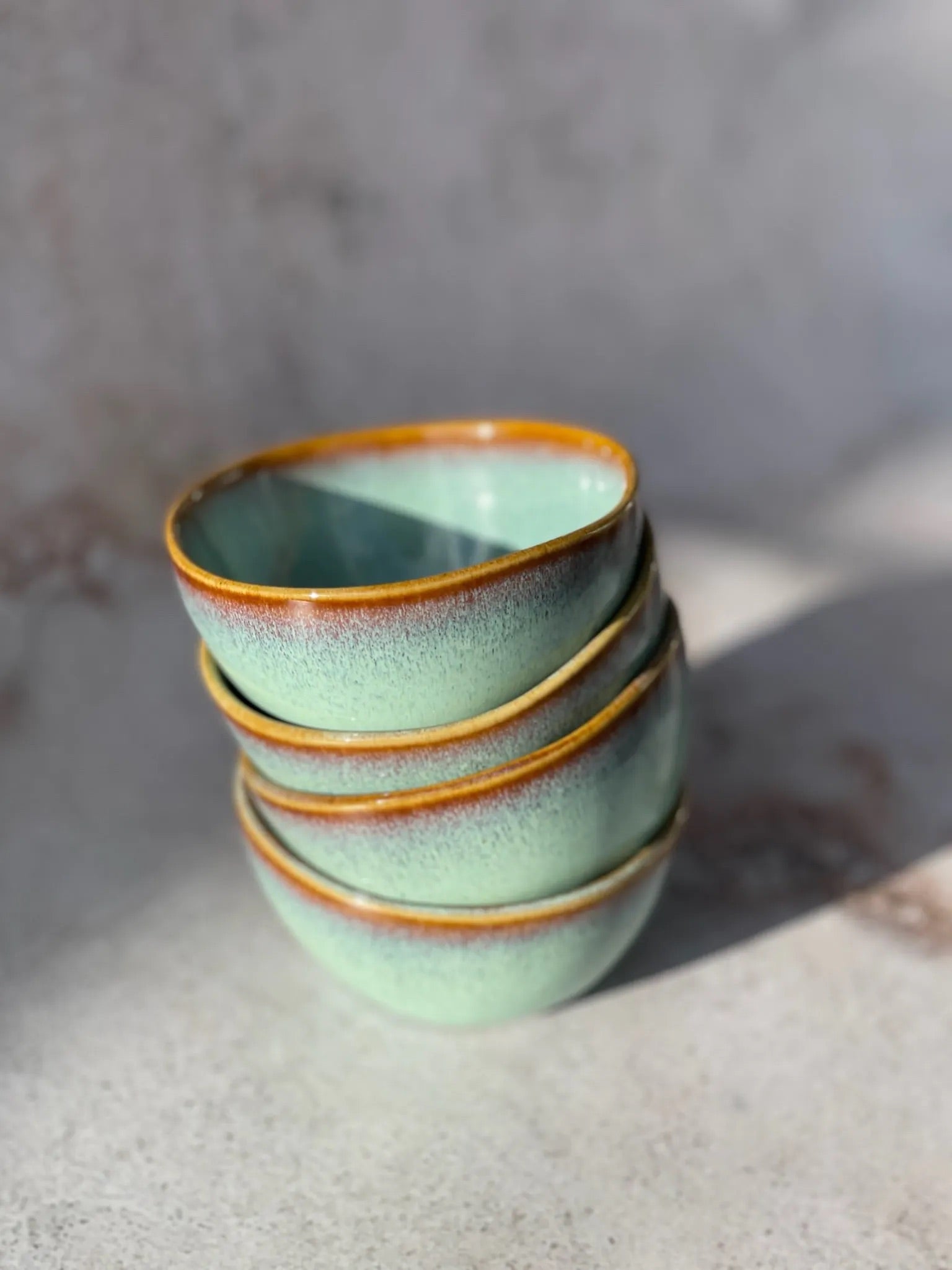 Turquoise mini kommetje