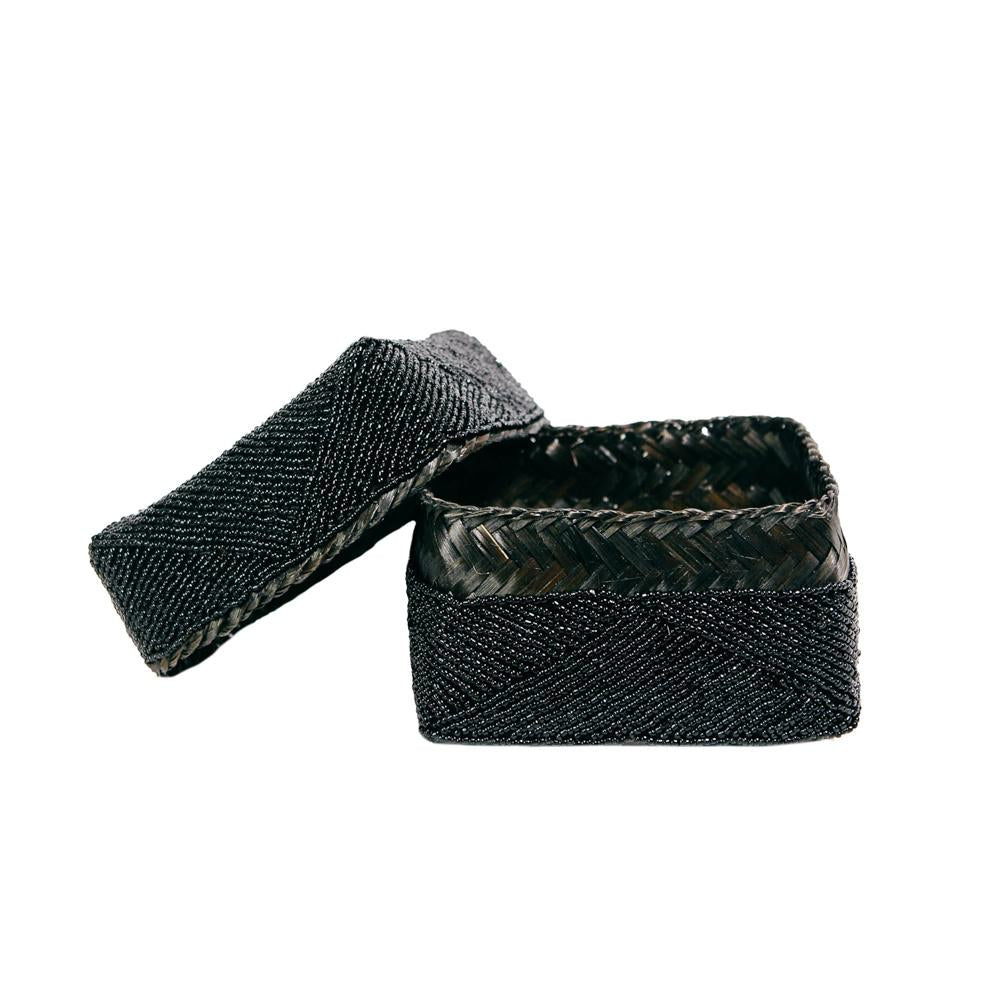 Offering baskets black - set of 3