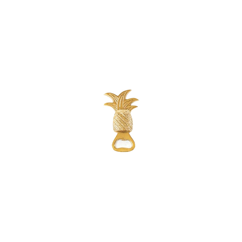 Flessenopener Ananas Goud