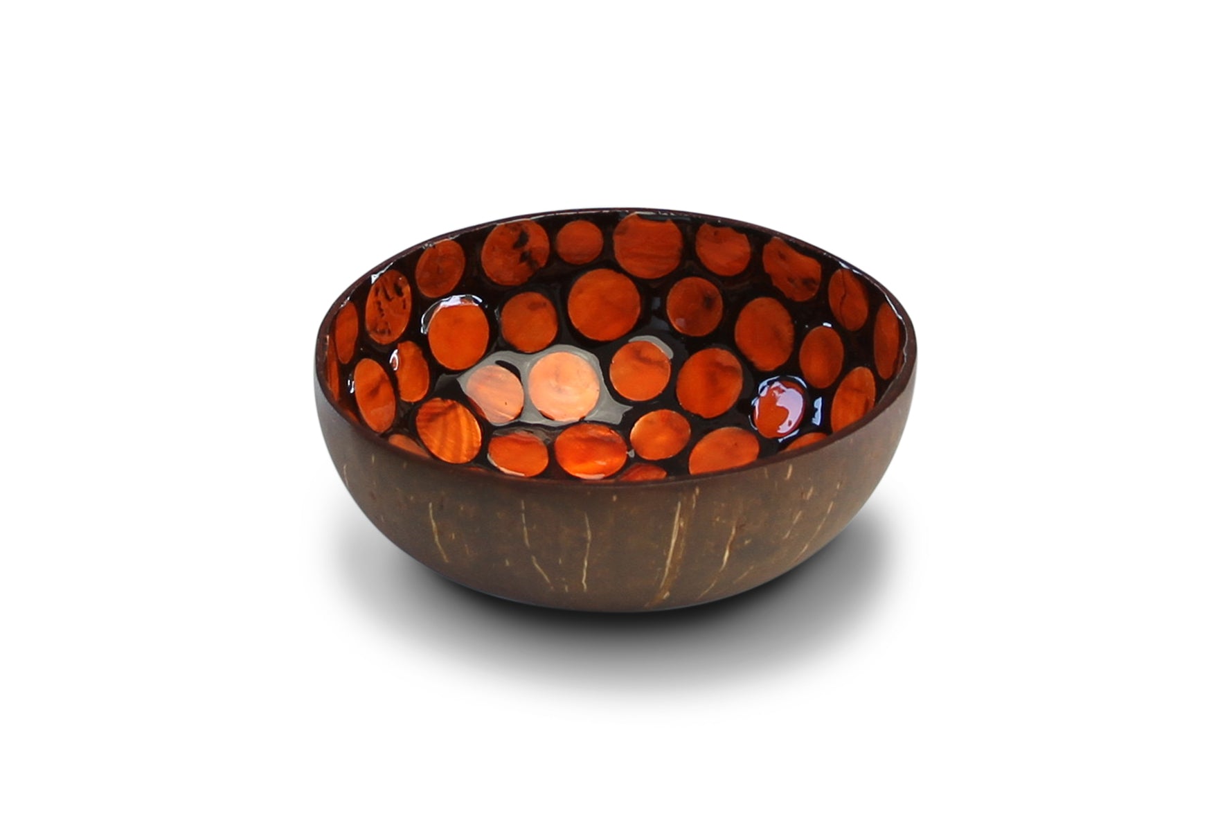 Kokoskommetje - Orange Mother of pearl