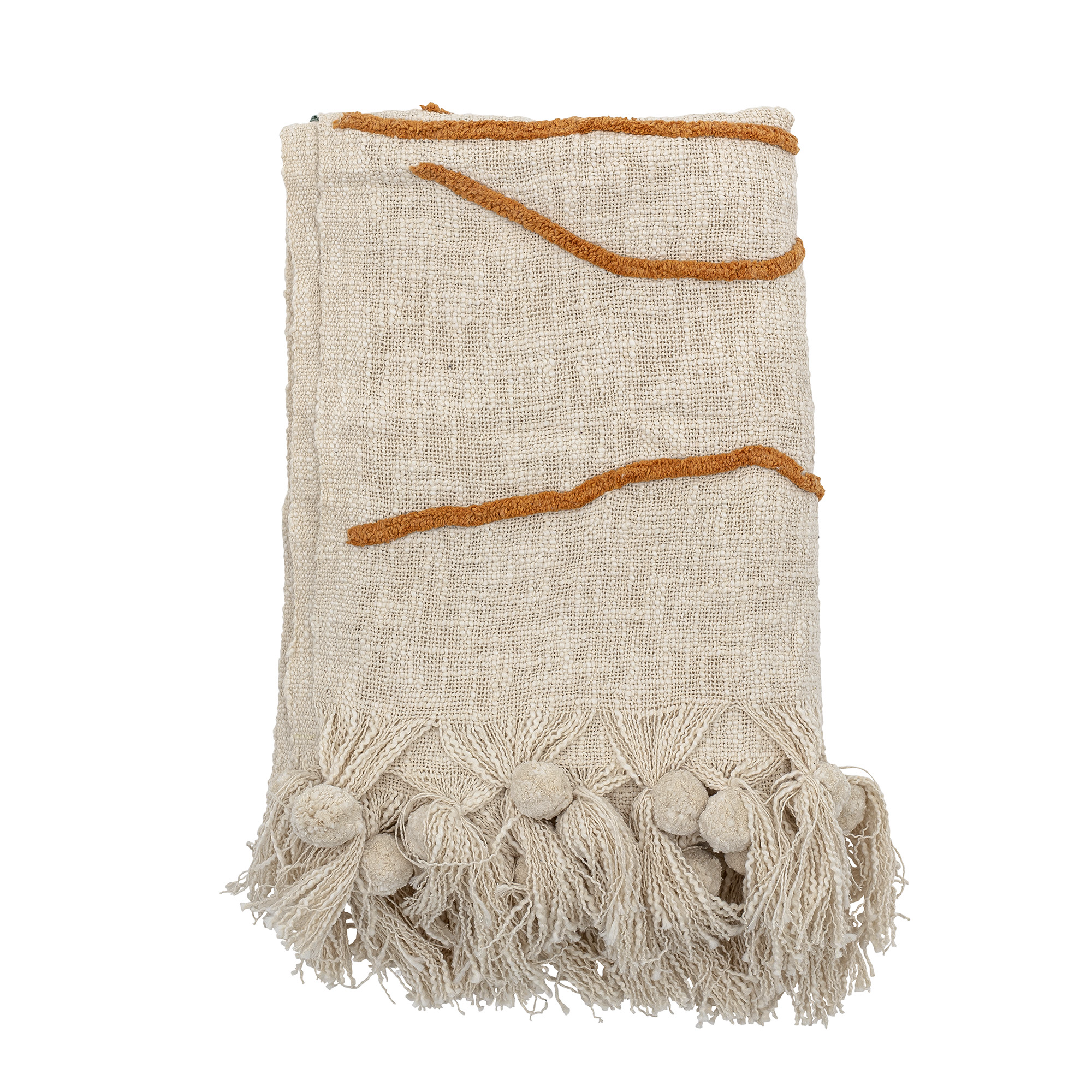 Plaid Gisa en coton - brodé