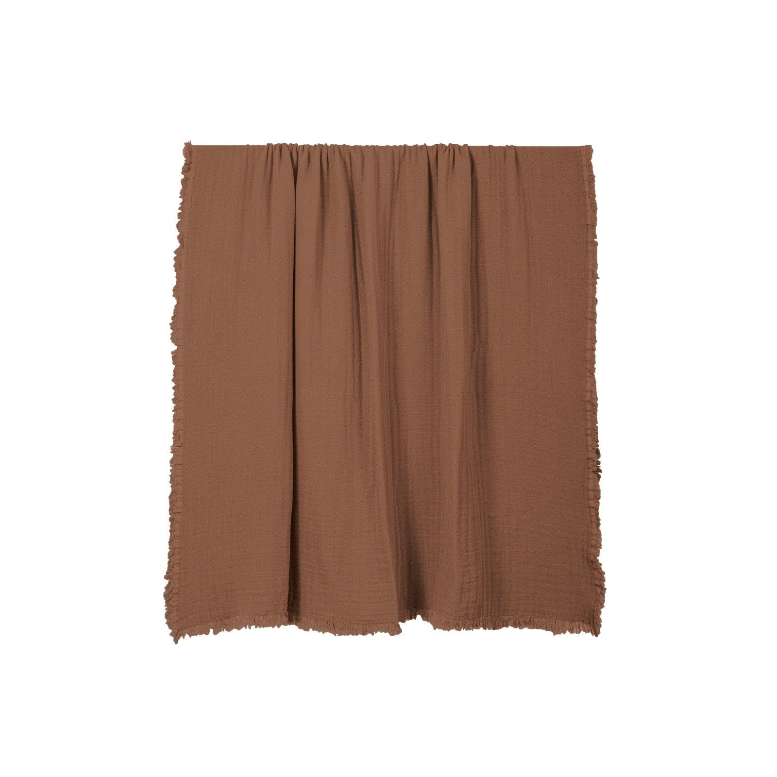 Plaid mocaccino coton
