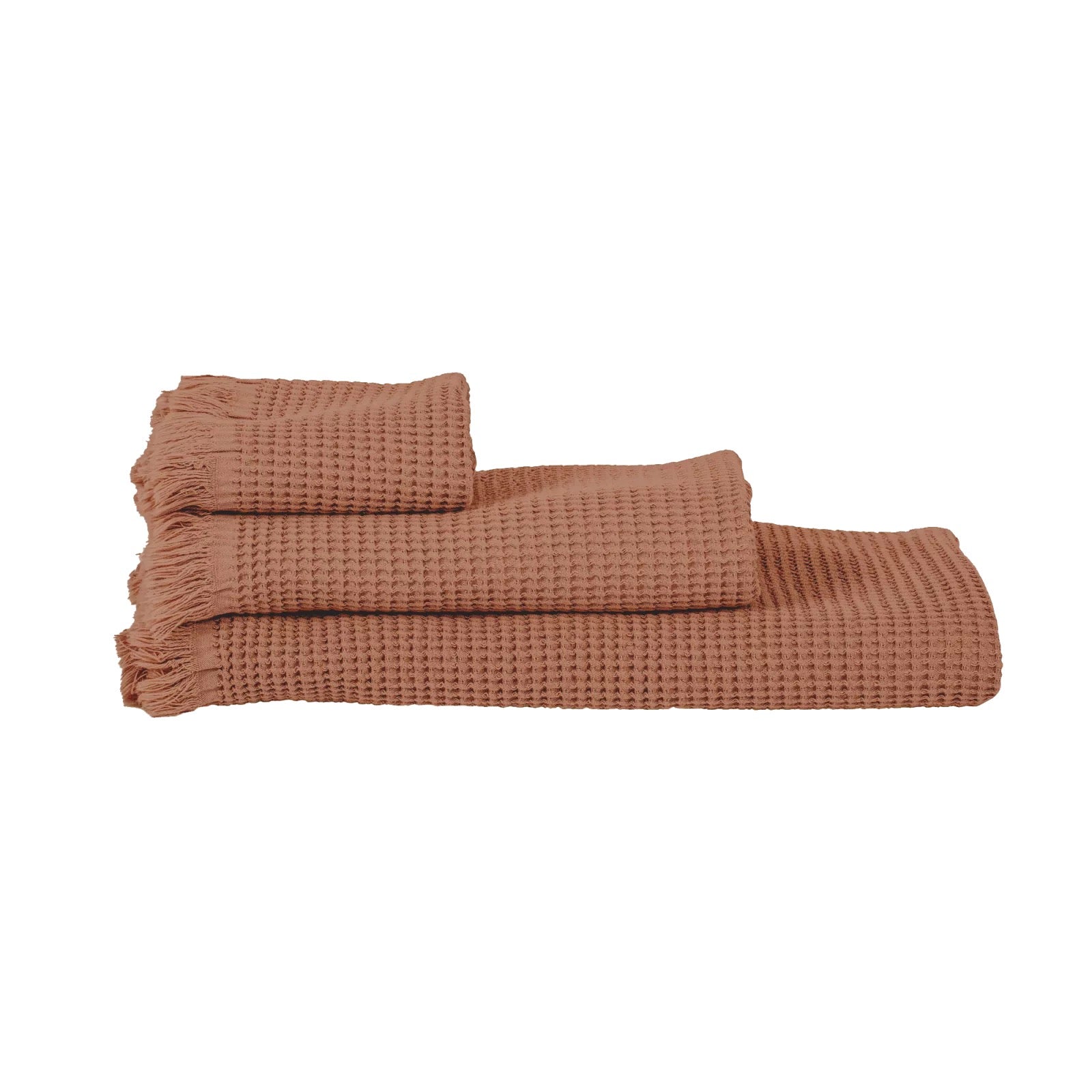 Serviette de bain Gaufre gris argenté