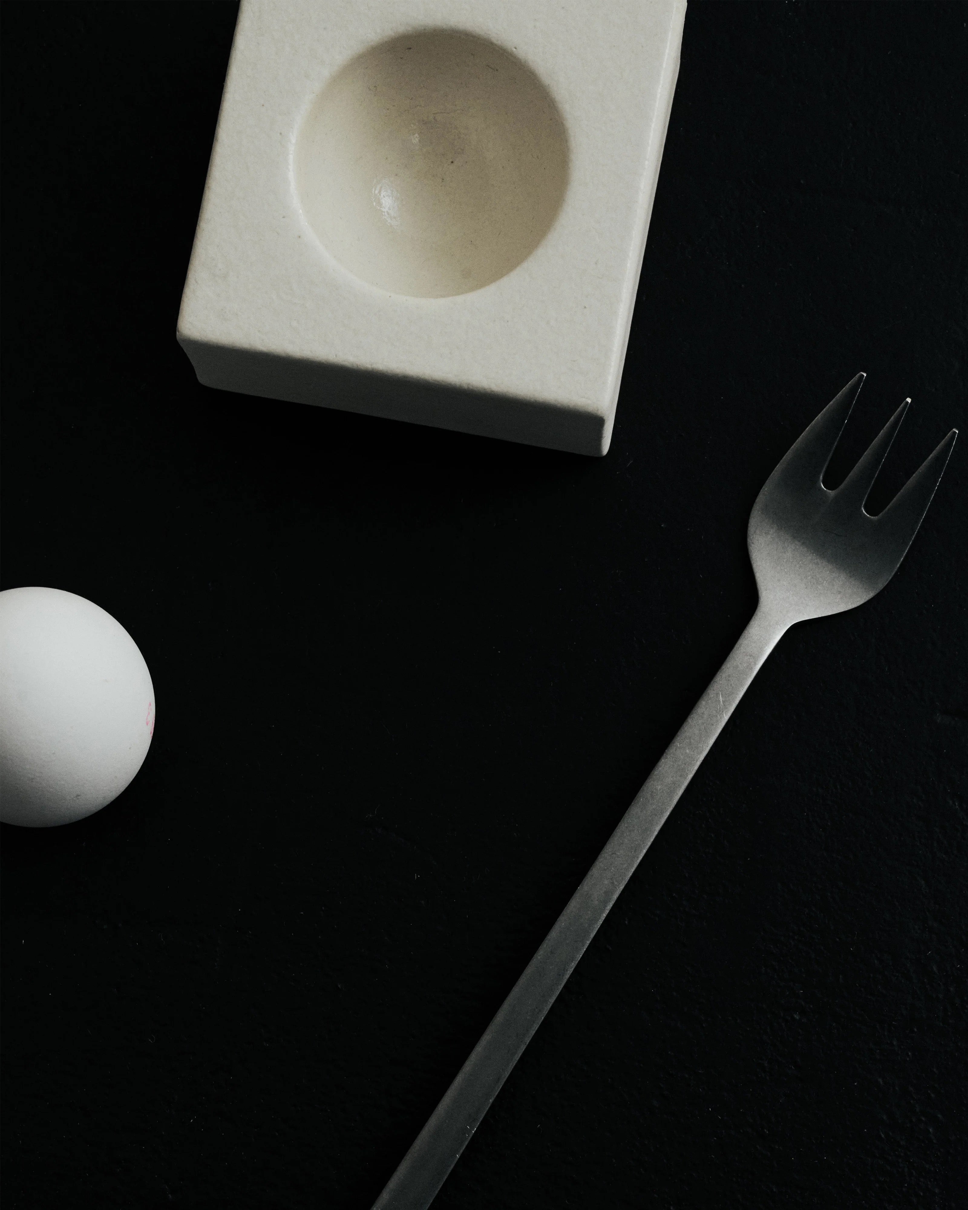 Egg cup Uovo white - set of 2