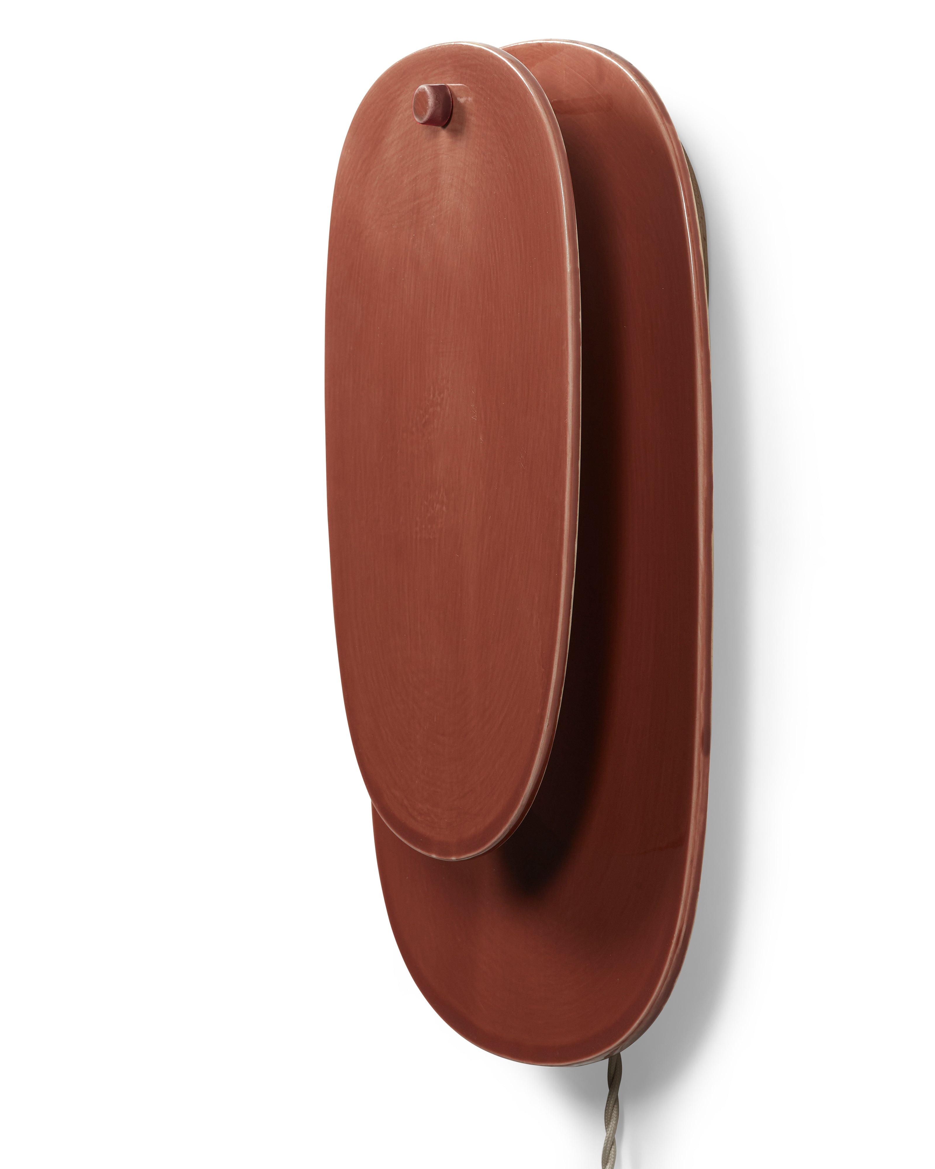 Wall lamp burgundy