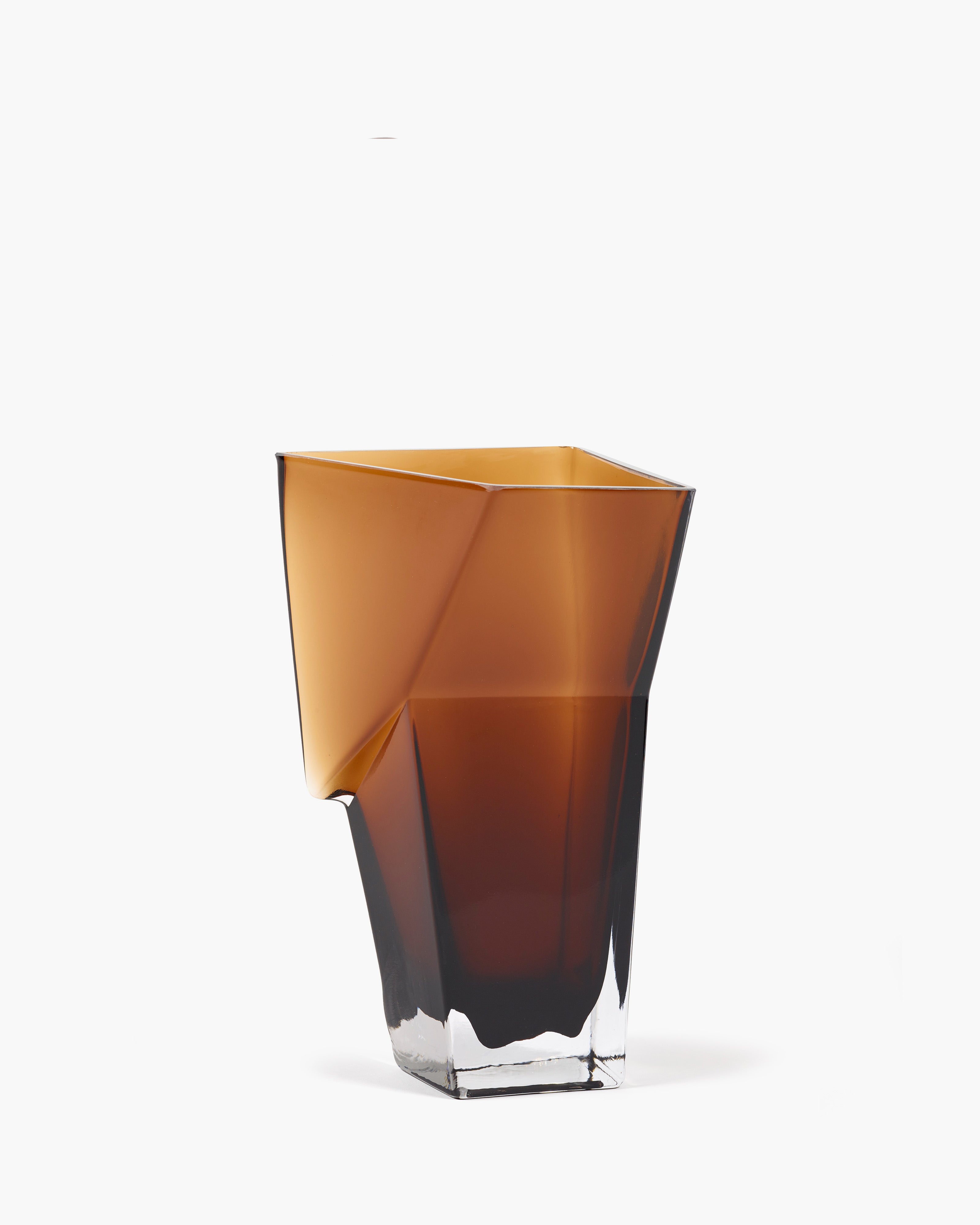 Vase brown Dunk - Bob Verhelst