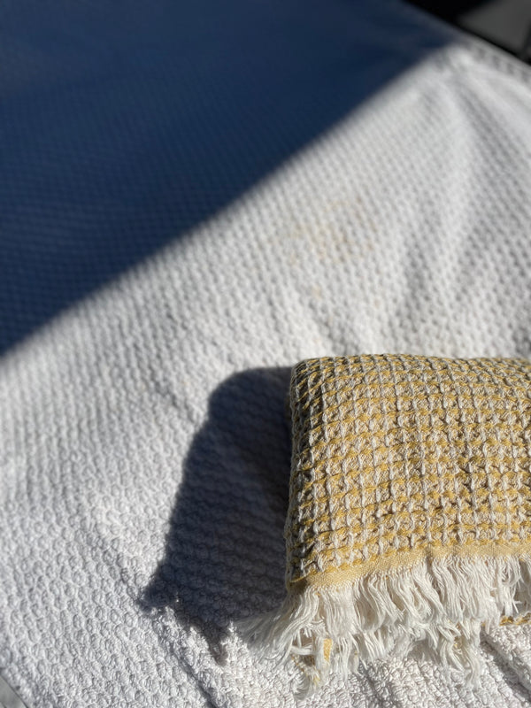 Serviette Pom Pom en écru