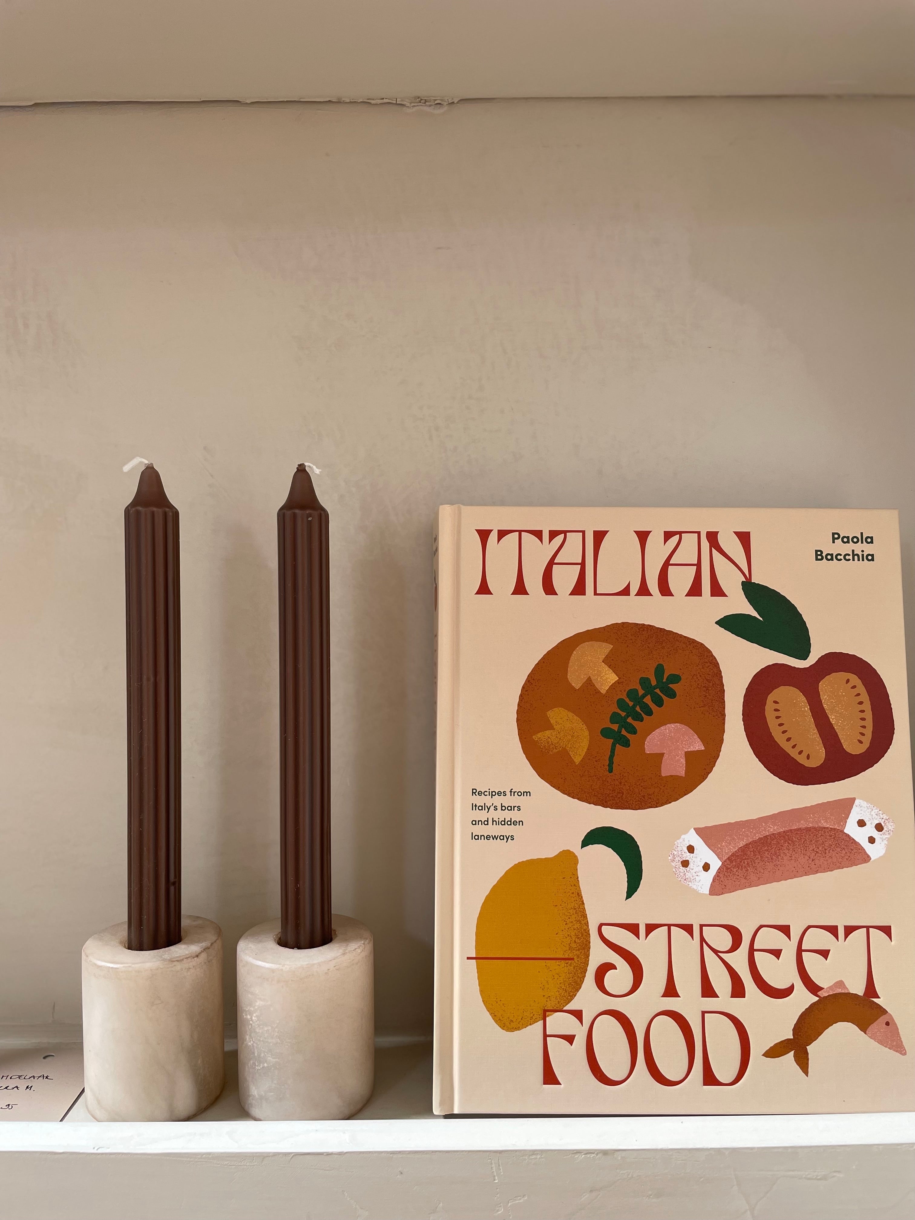 Candlestick alabaster tierra M