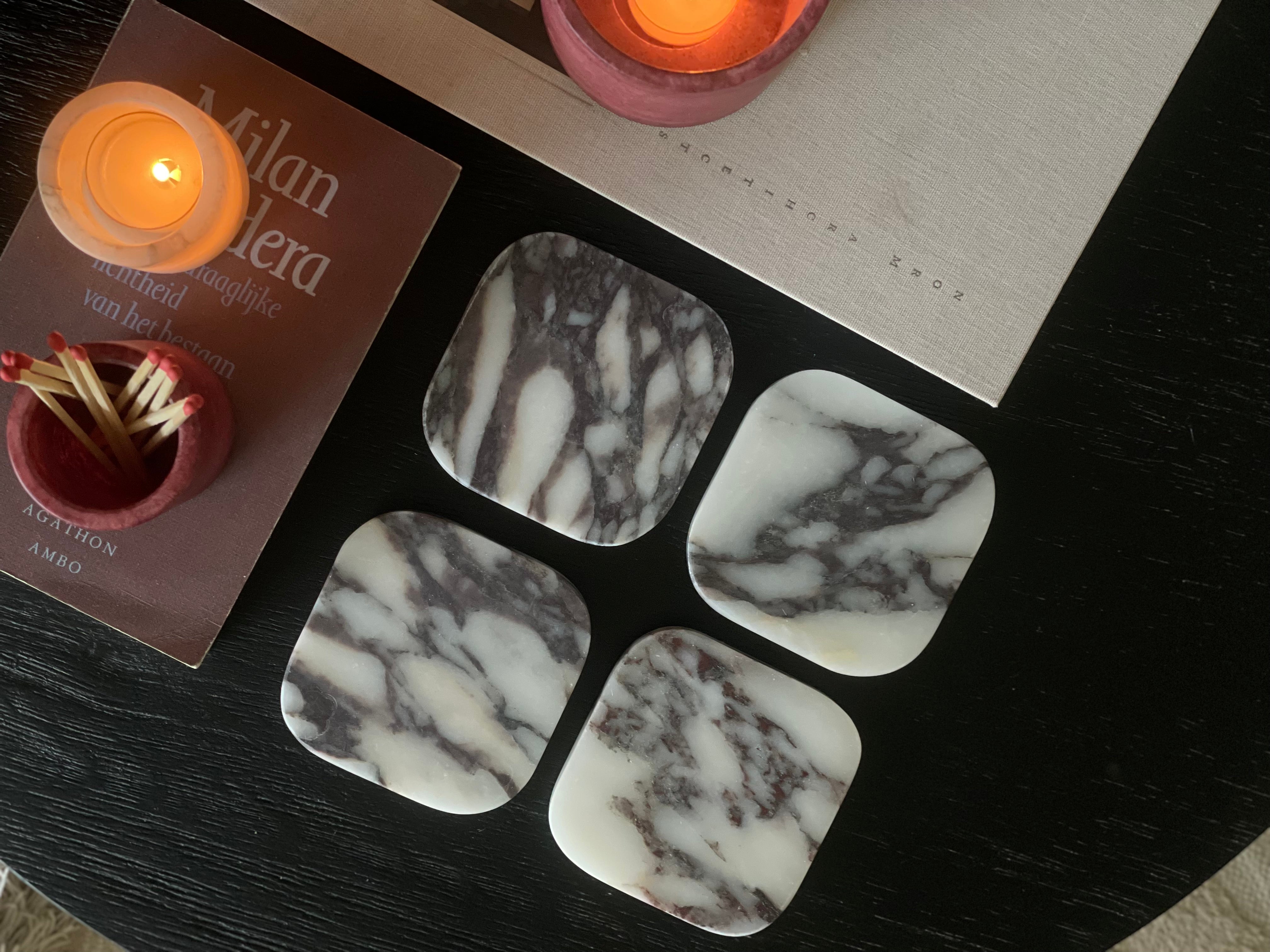 Onderzetters Calacatta- set van 4
