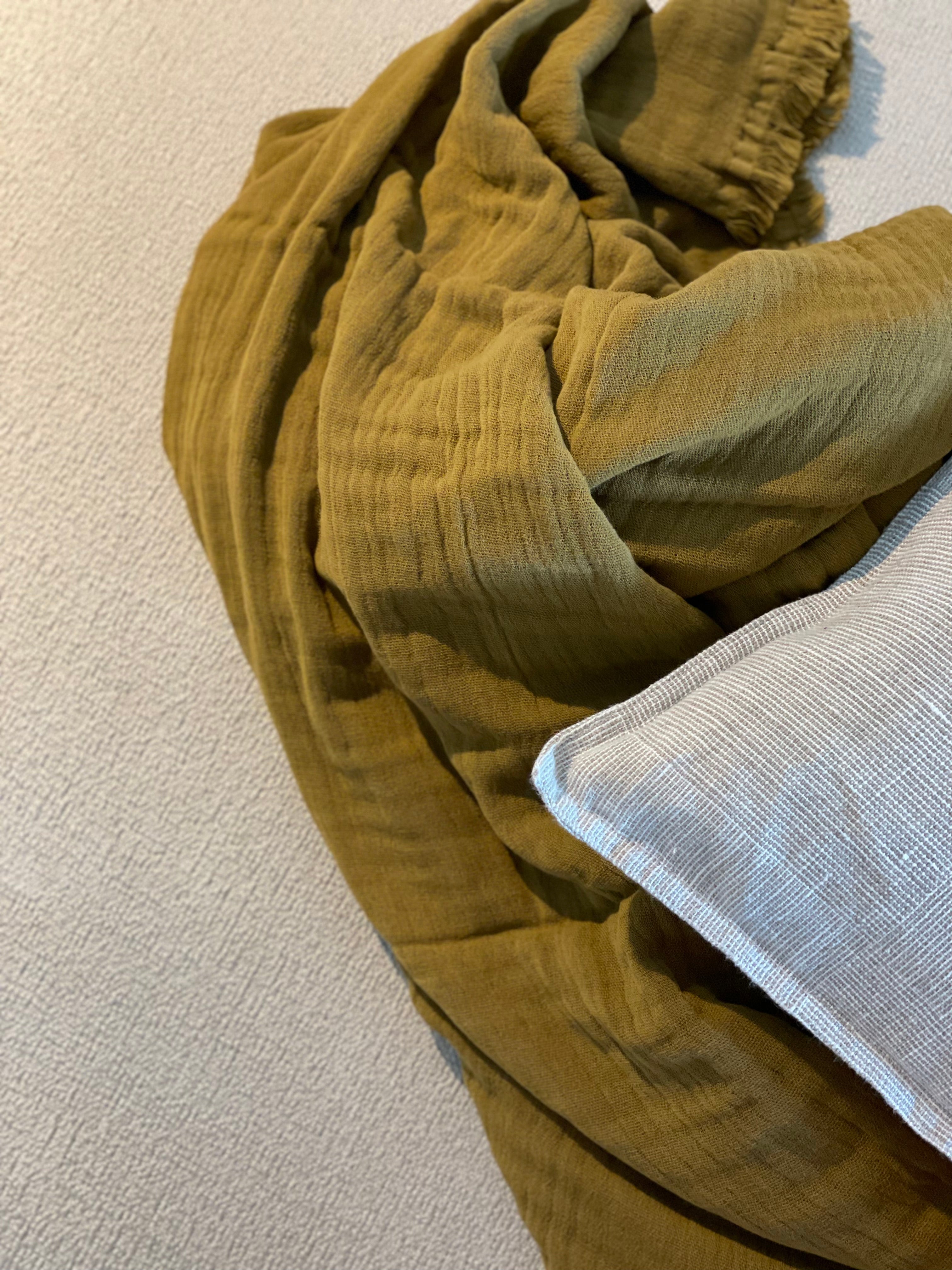 Plaid Or coton