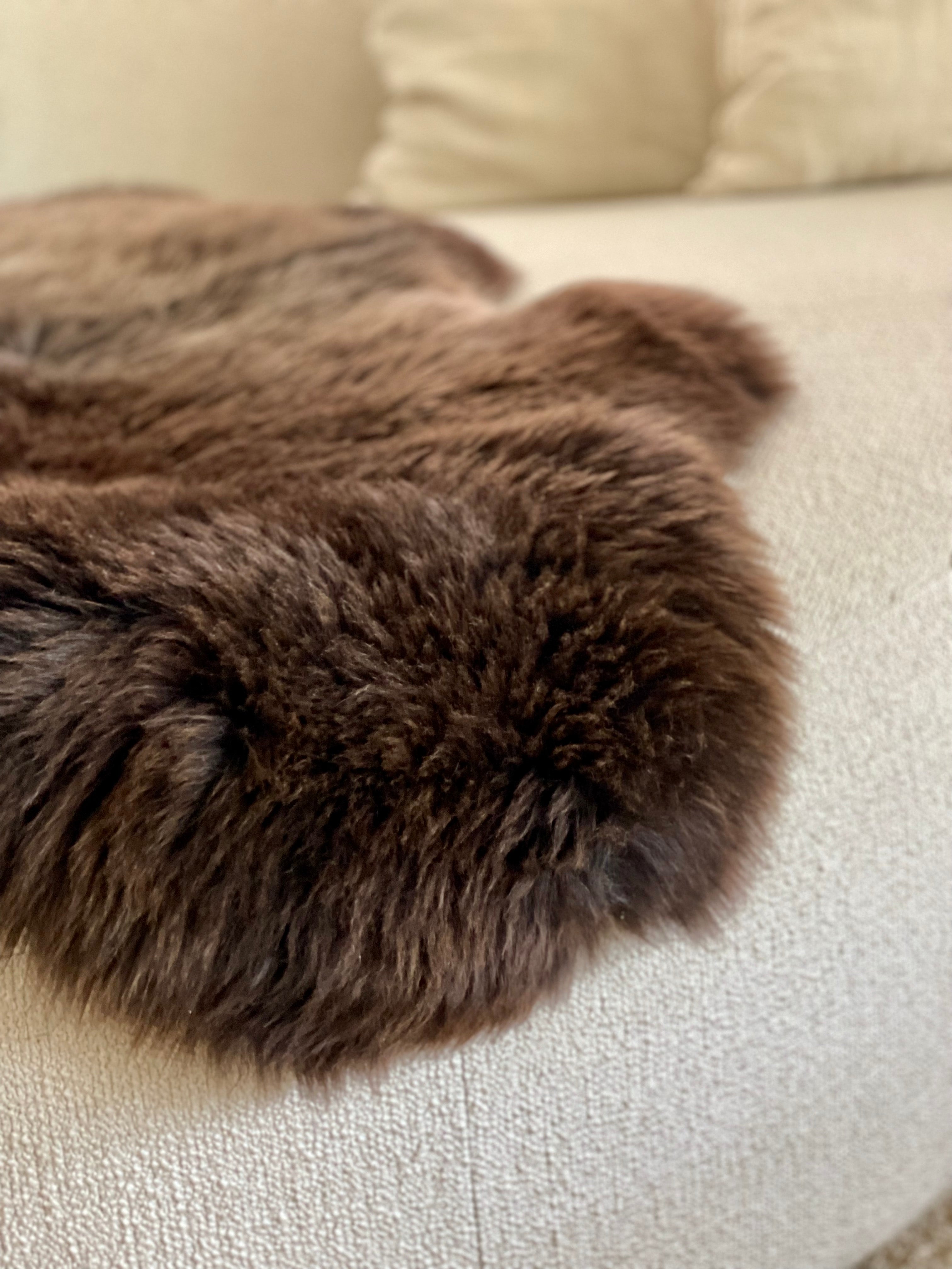 Multicolored Texel sheepskin L 2