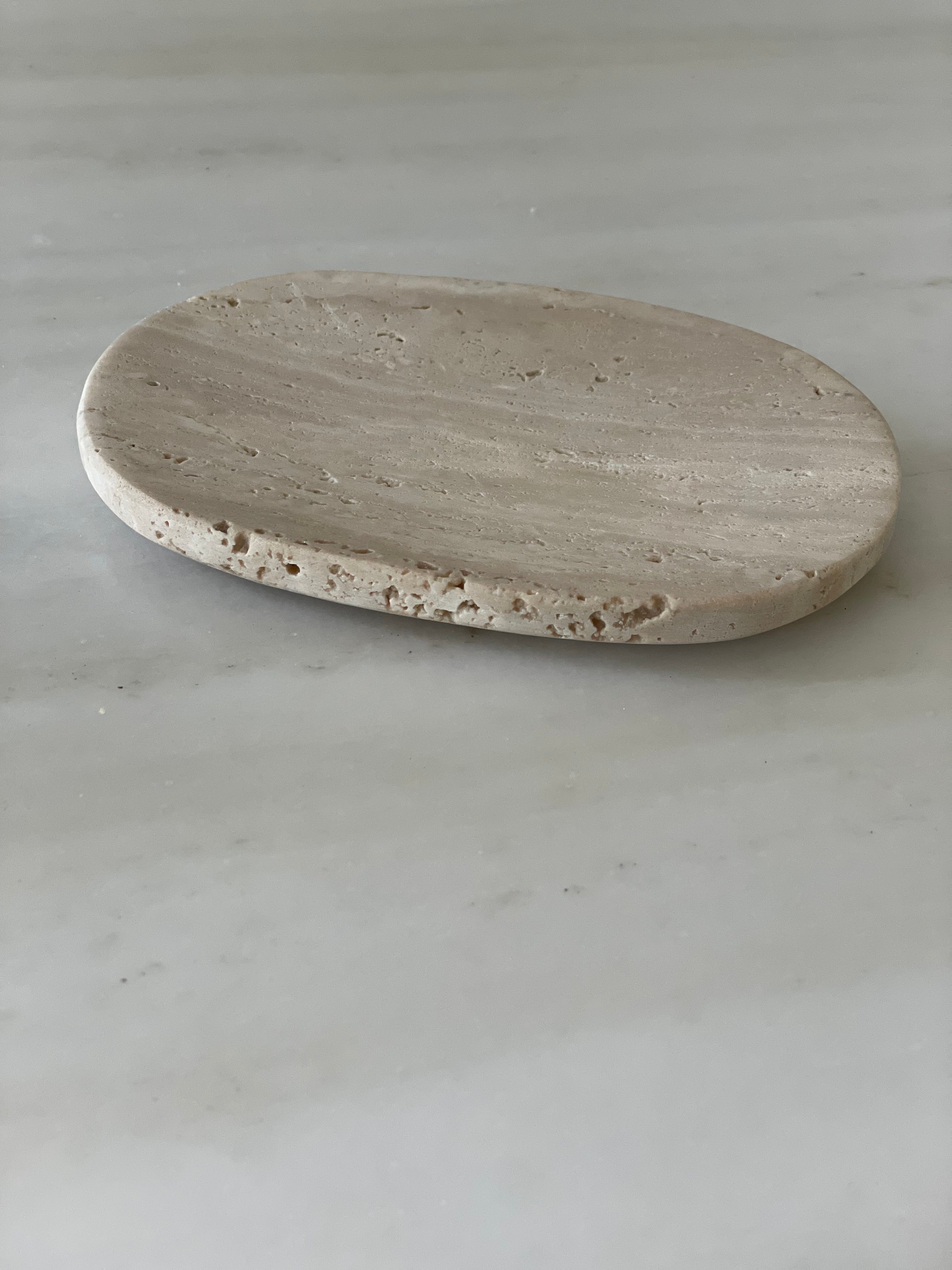 Lorca travertine dish