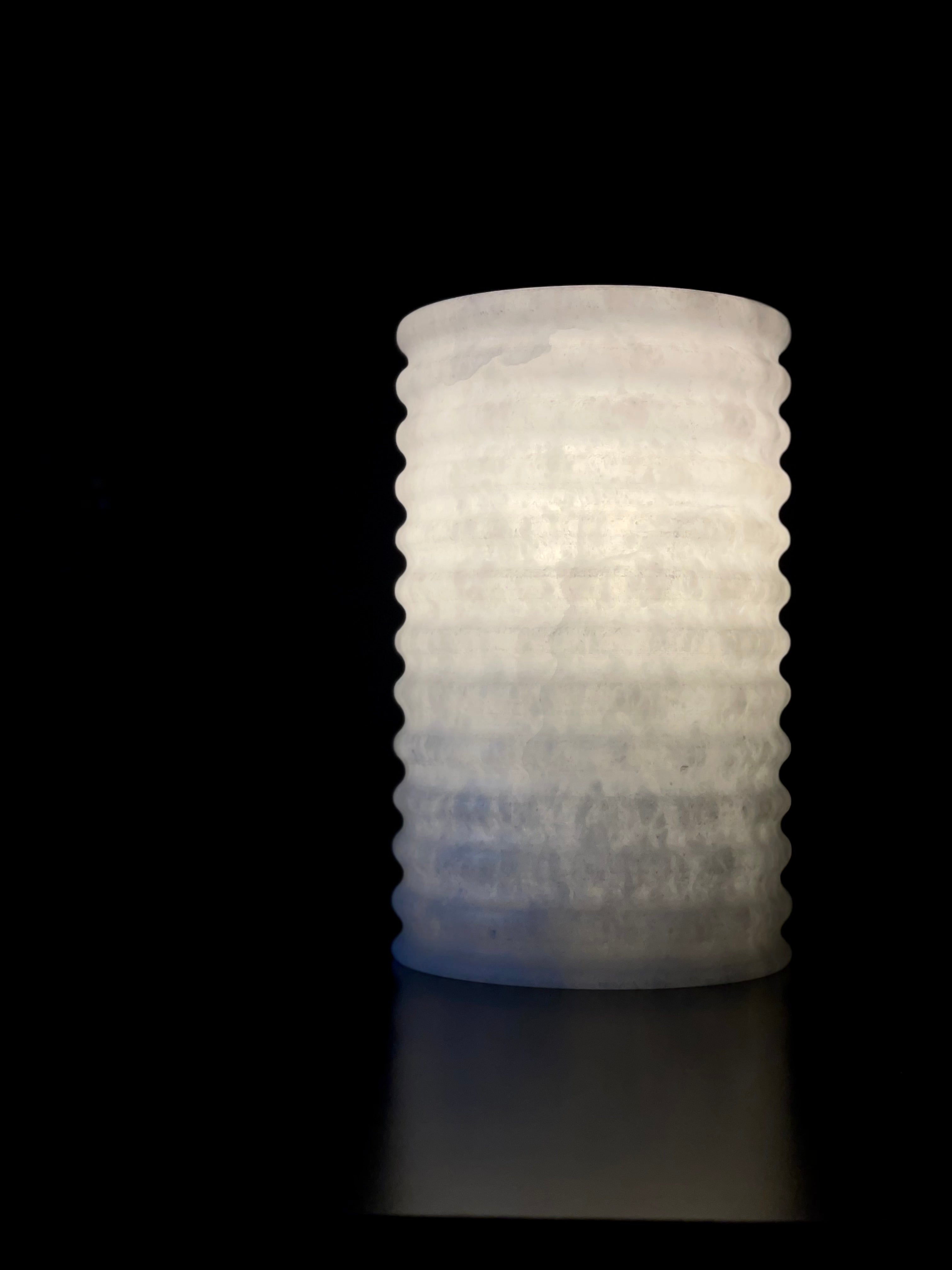 Lamp alabaster rechargeable