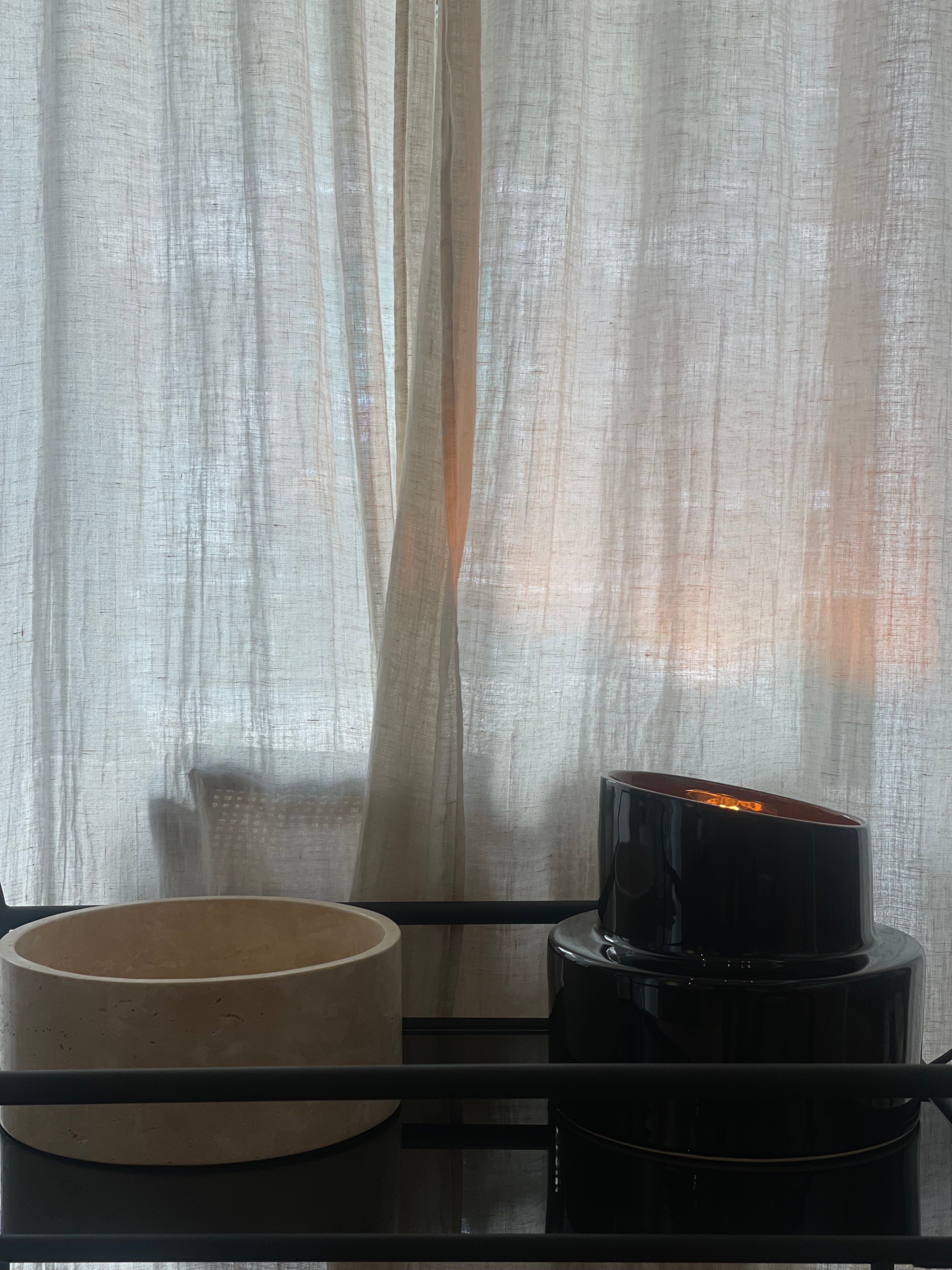 Lampe de table noire Pillar - Coseincorso