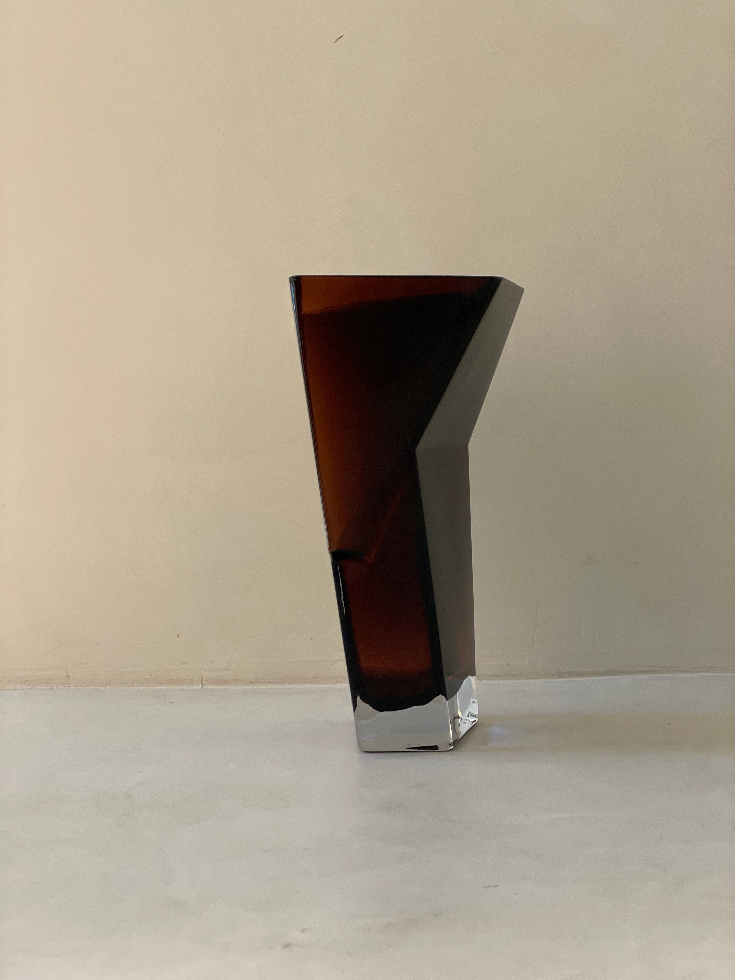 Vase brown Dunk - Bob Verhelst