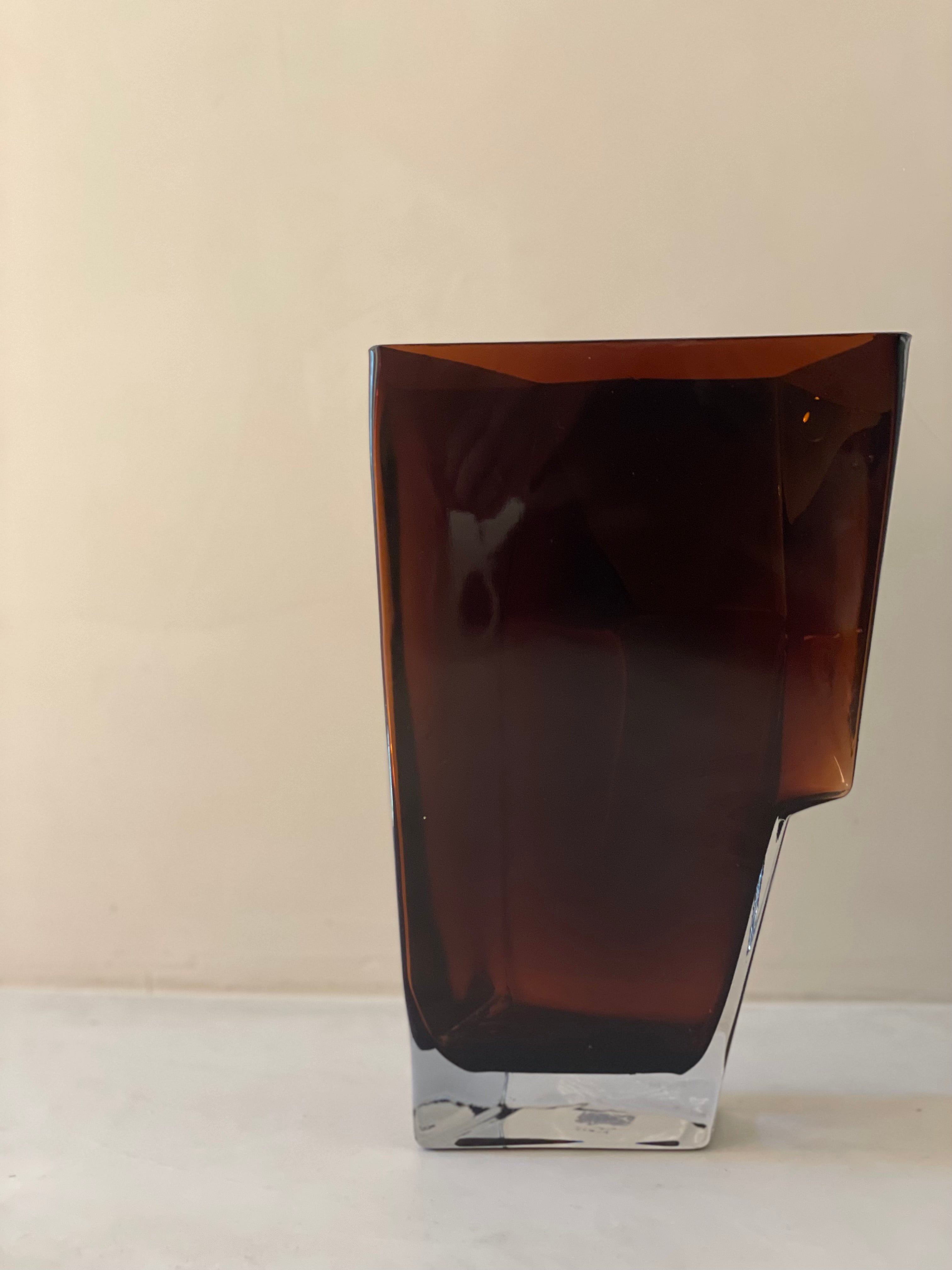 Vase brown Dunk - Bob Verhelst