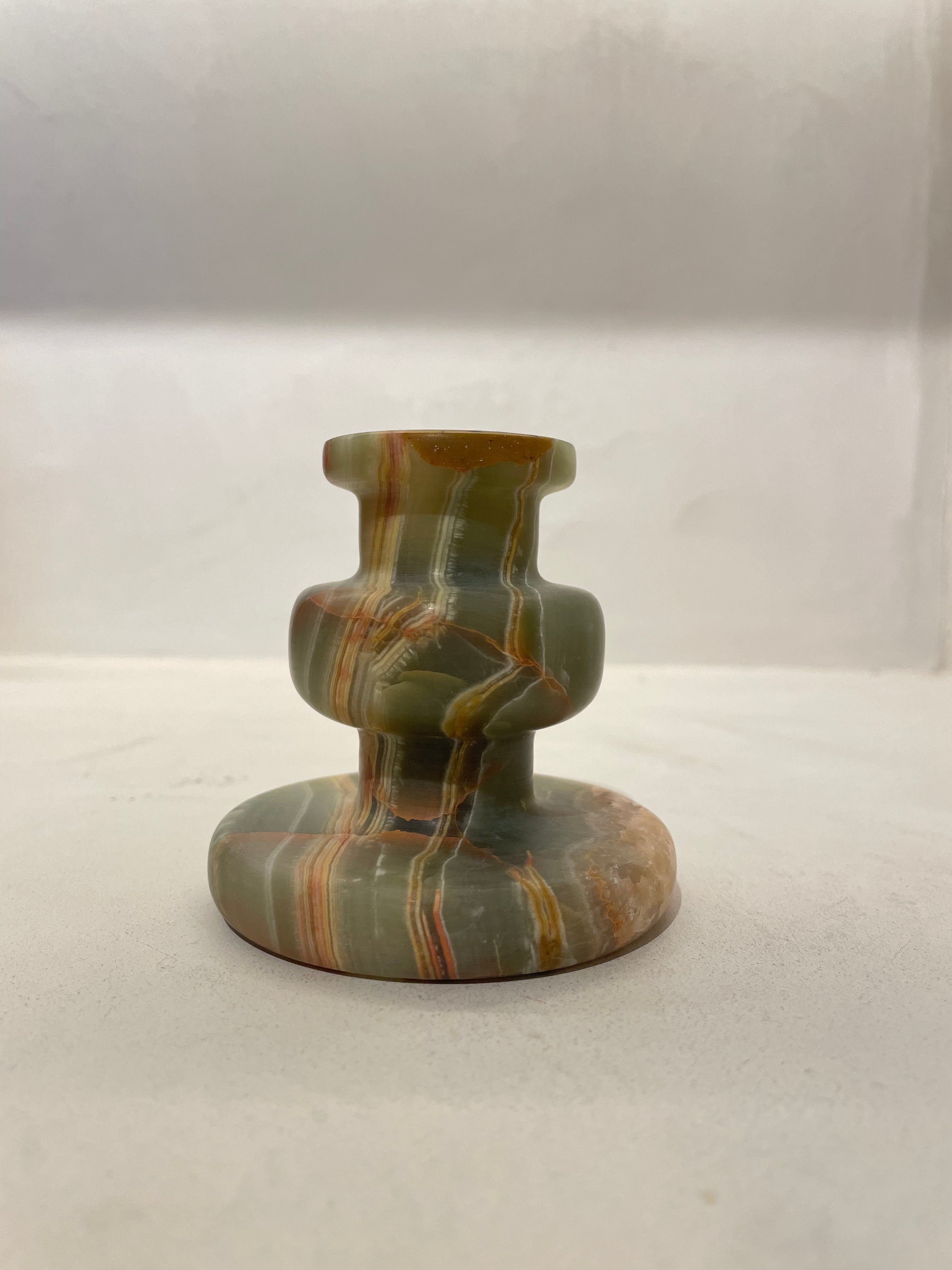 Candlestick onyx green M