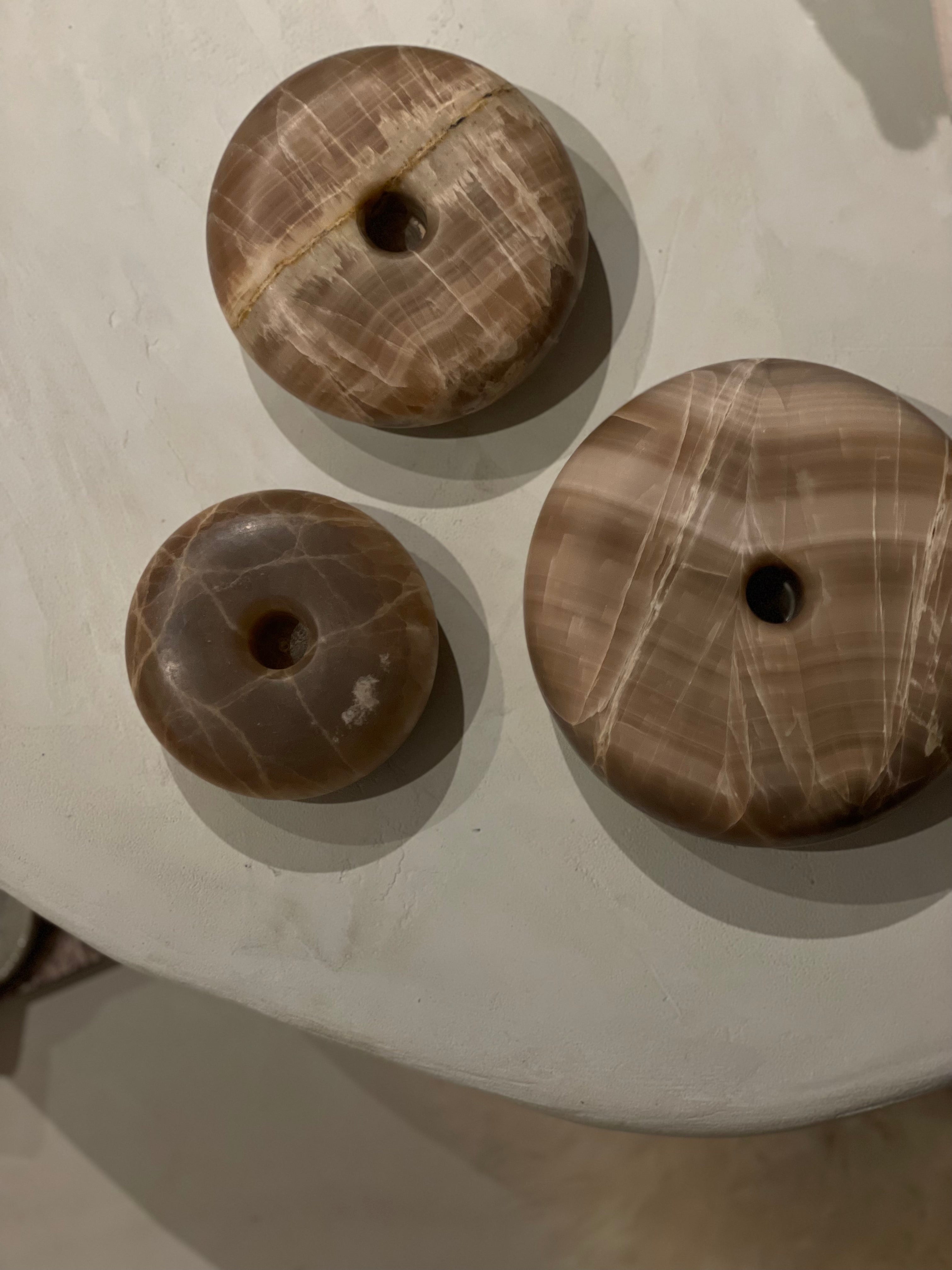 Candlestick donut onyx brown S