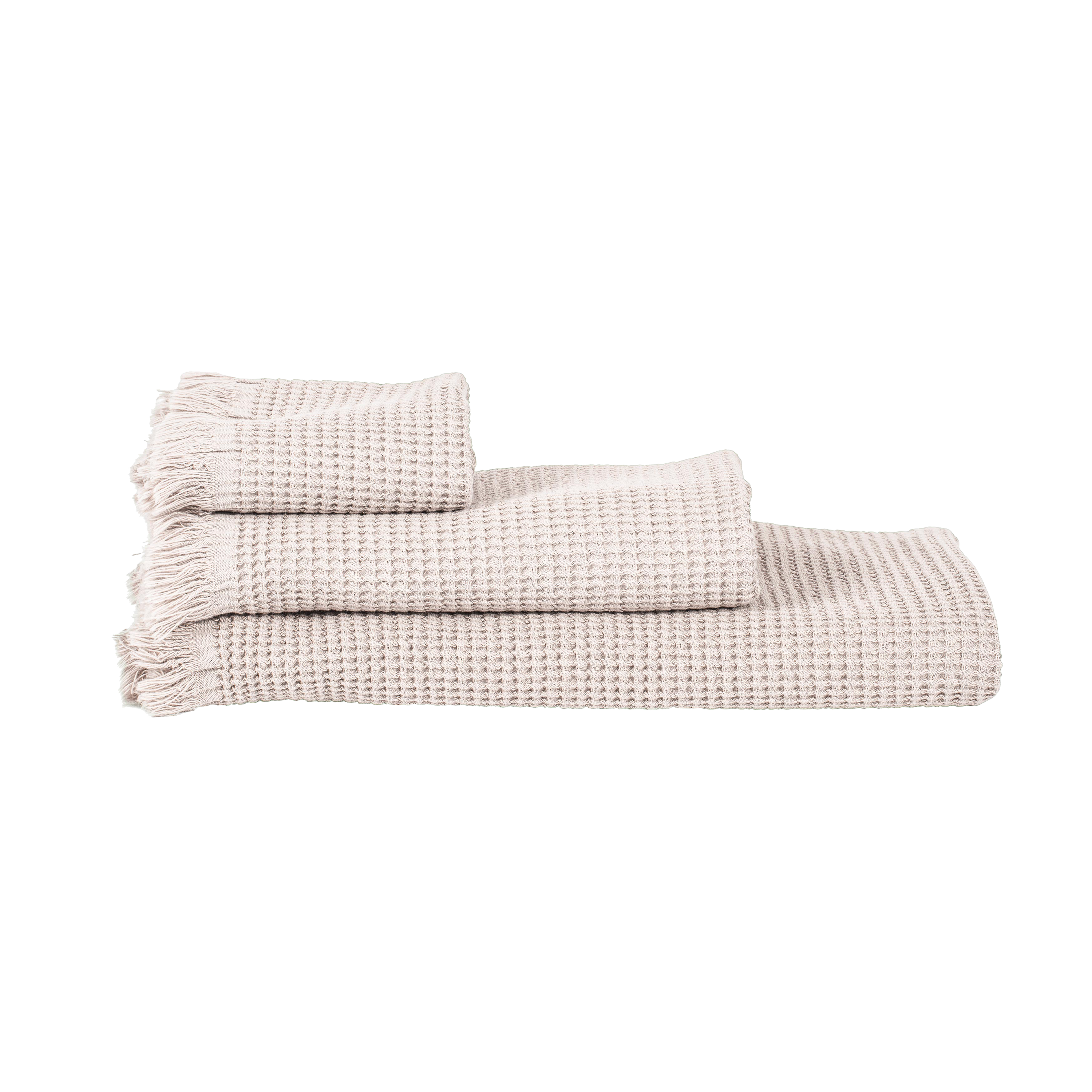 Serviette de bain Gaufre chalk