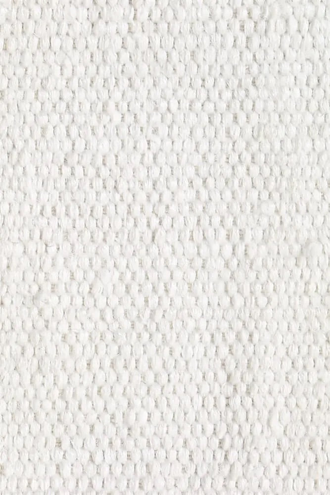 Linen rug white