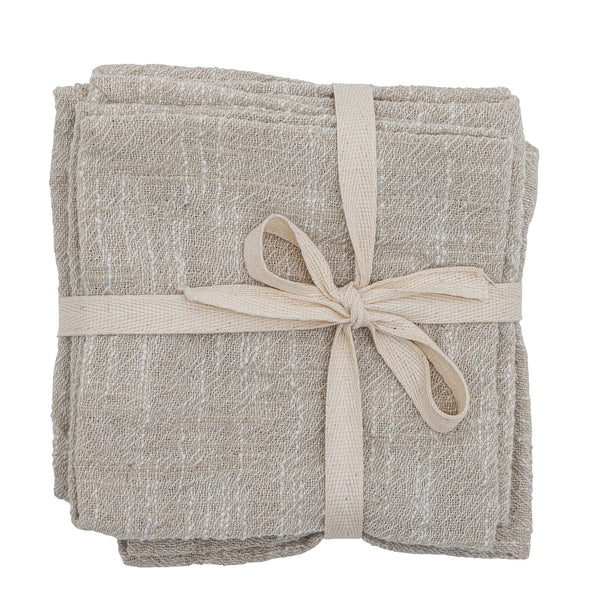Serviette de table Heika - coton - lot de 4