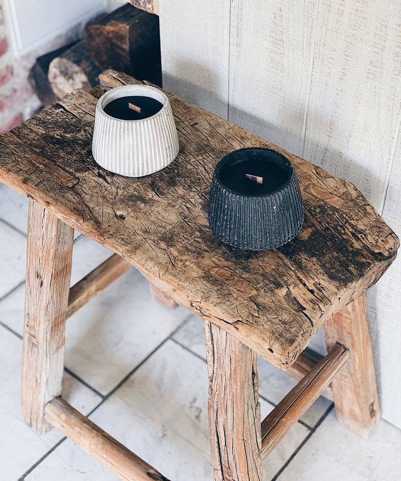 Axia scented candle light grey