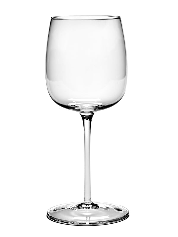 Witte wijnglas gebogen Vincent Van Duysen - Set van 4